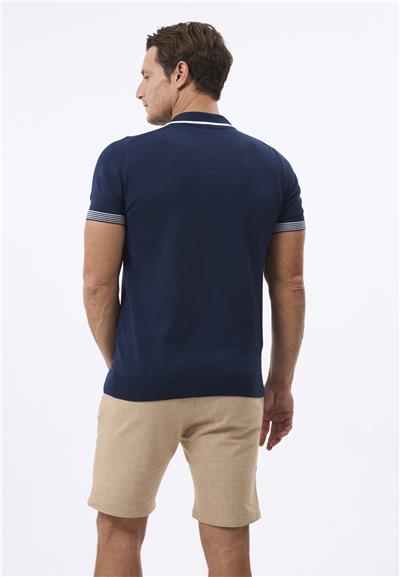 Felix Hardy Erkek Kısa Kollu Polo T-Shirt - Lacivert
