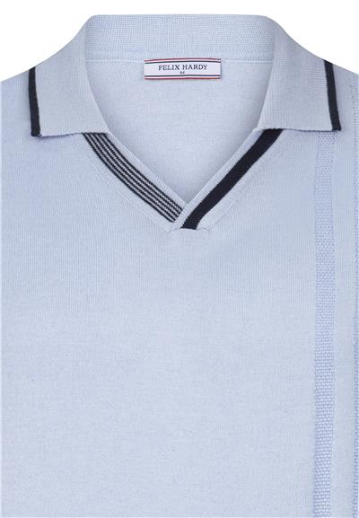 Felix Hardy Erkek Kısa Kollu Polo T-Shirt - Mavi