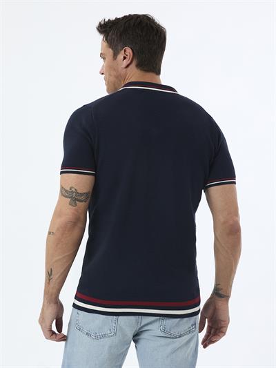 Felix Hardy Erkek Kısa Kollu Polo T-Shirt - Lacivert