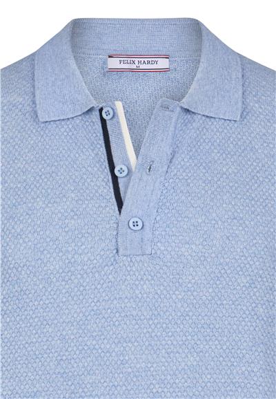 Felix Hardy Erkek Kısa Kollu Polo T-Shirt - Mavi