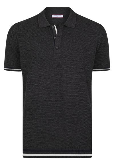 Felix Hardy Erkek Kısa Kollu Polo T-Shirt - Antrasit