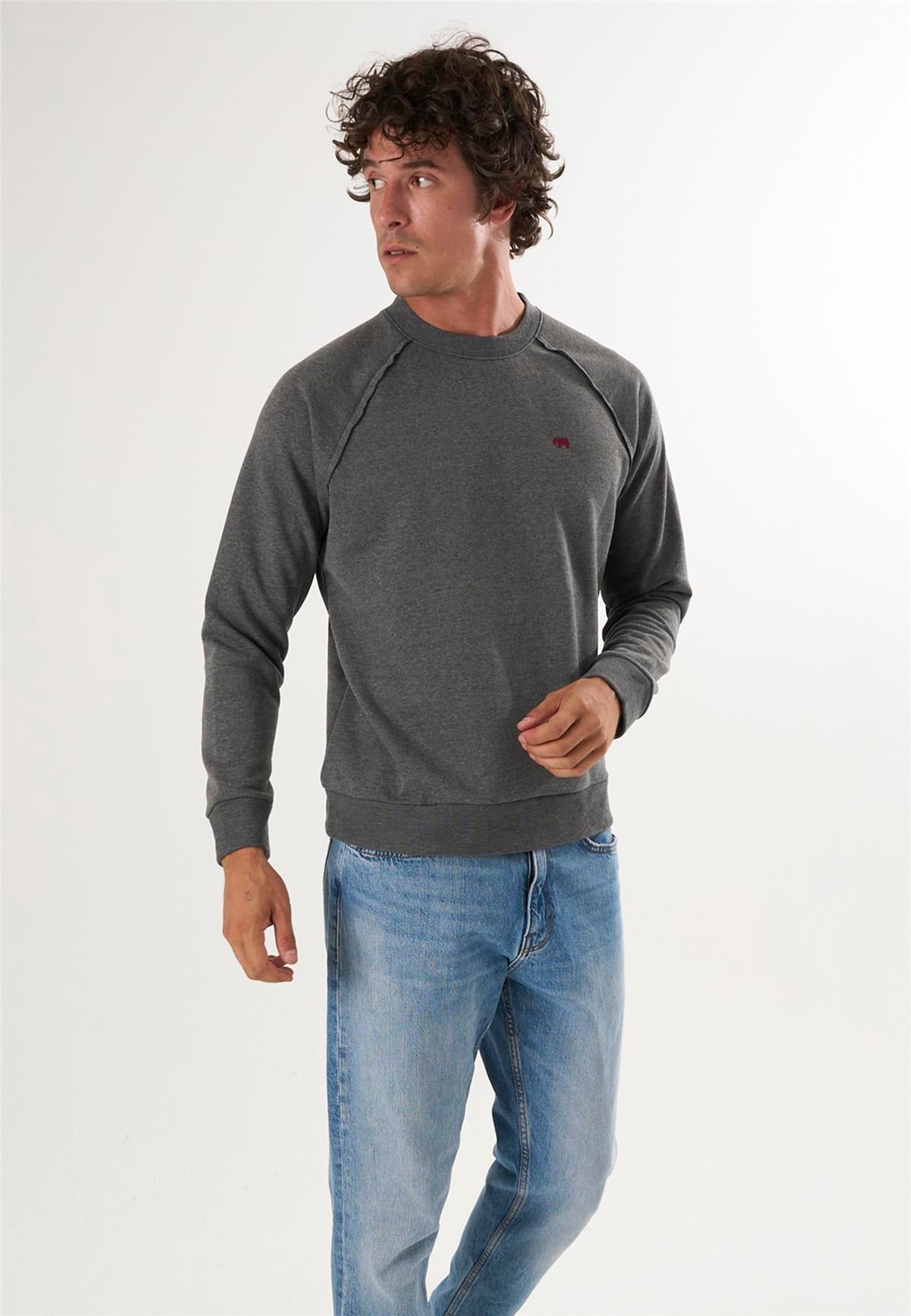 Bisiklet Yaka Basic SweatshirtFelix HardyFHMPLV846-8