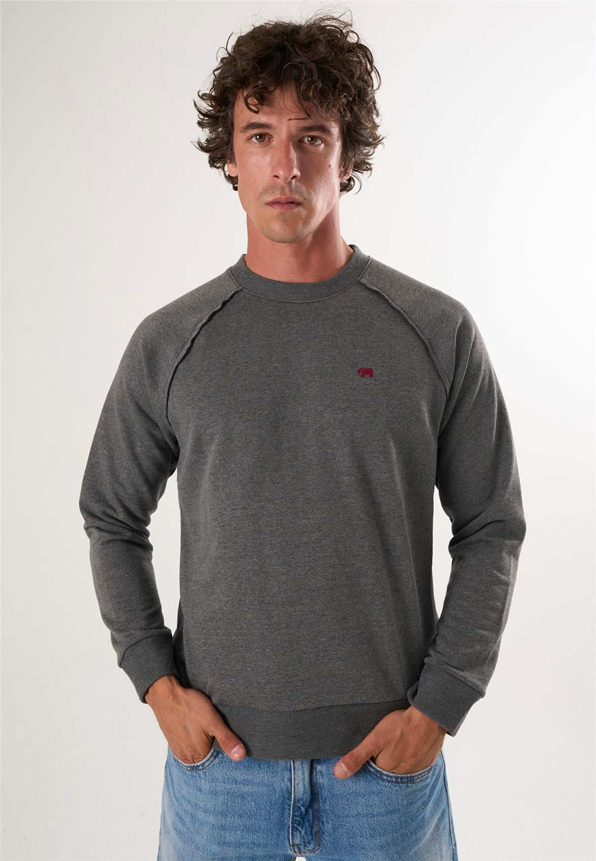 Bisiklet Yaka Basic SweatshirtFelix HardyFHMPLV846-8