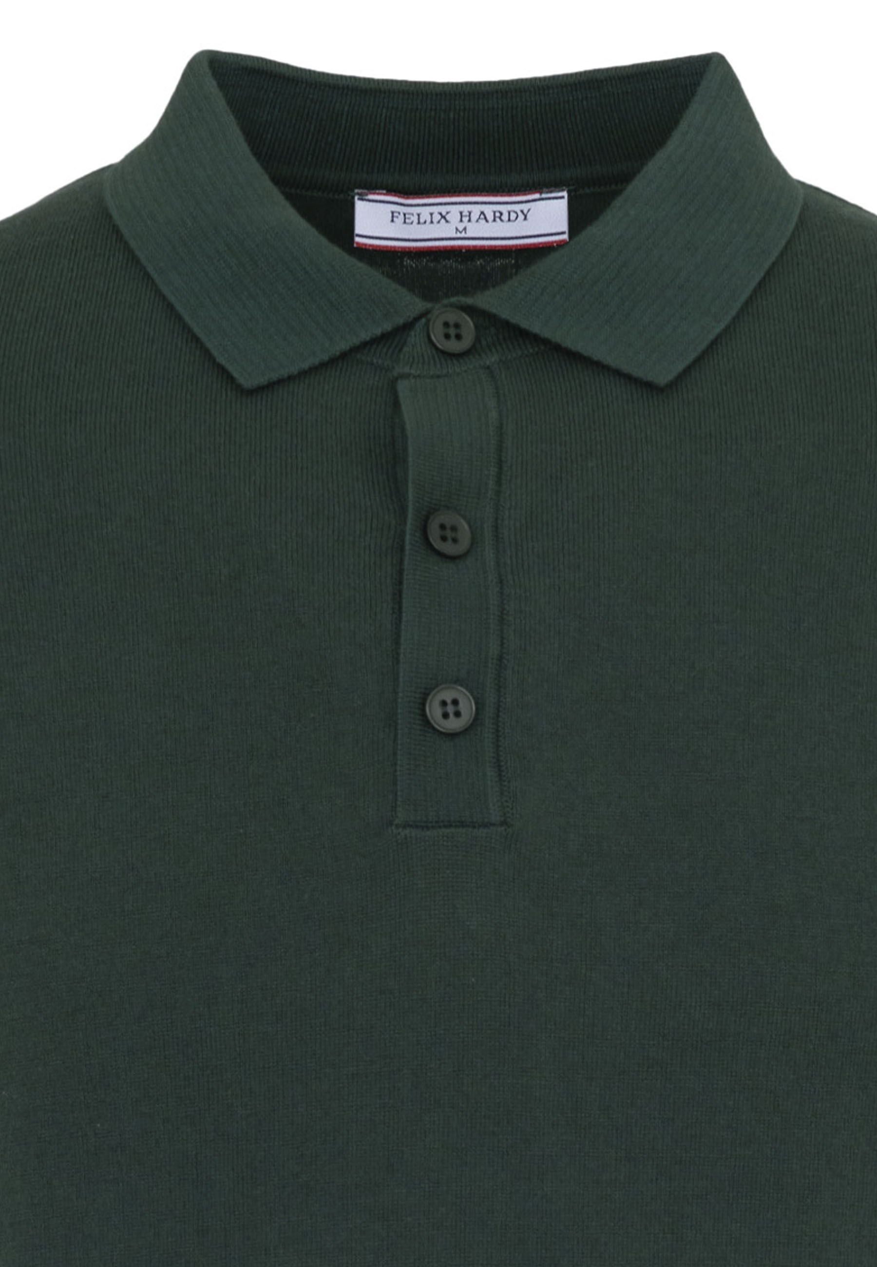 Erkek 2li Polo Yaka Triko Tişört-Koyu Yeşil-MaviFelix HardyFHMPLO883-8