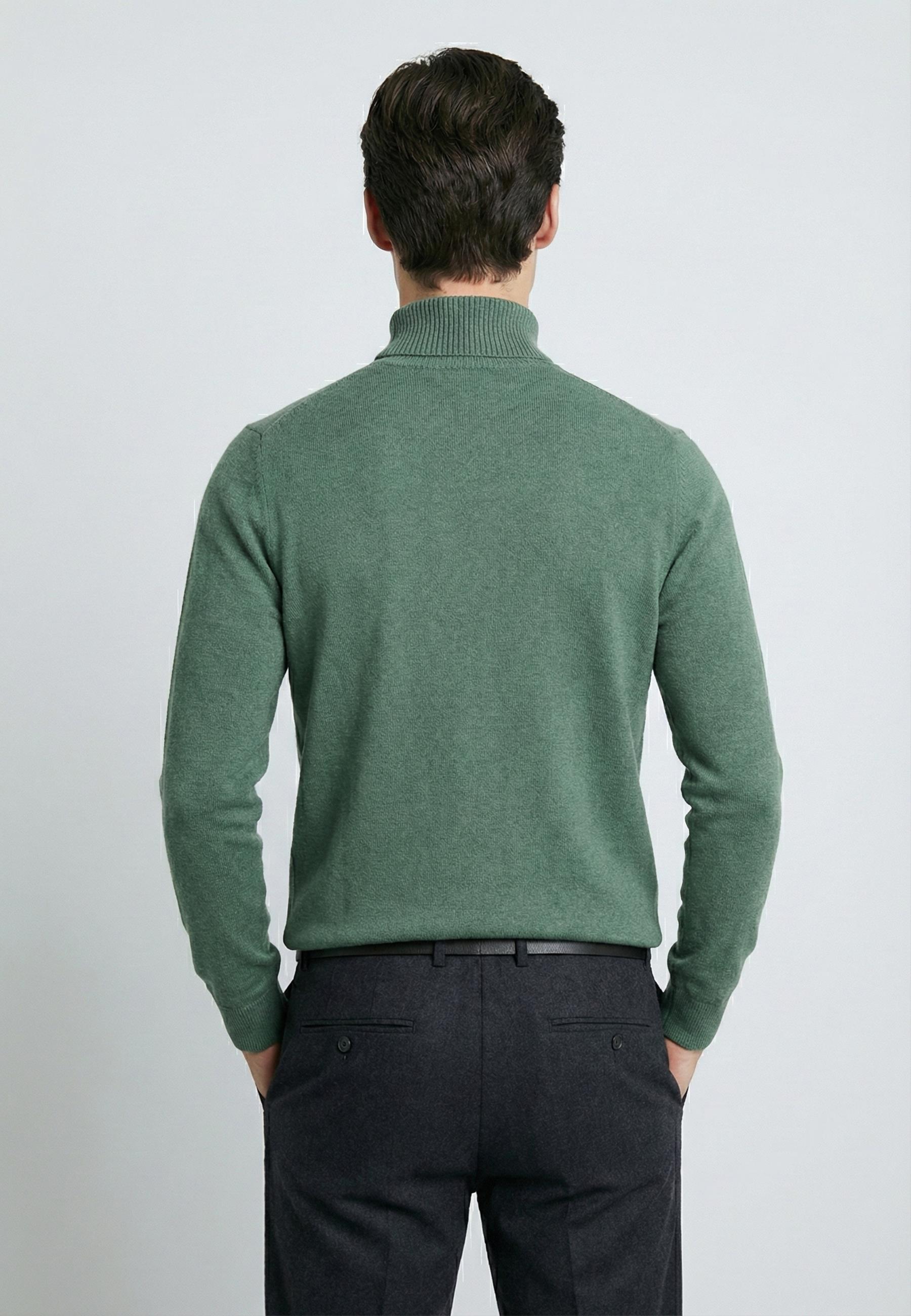 Erkek Balıkçı Yaka Kazak - YeşilFelix HardyFHMPLV810-7