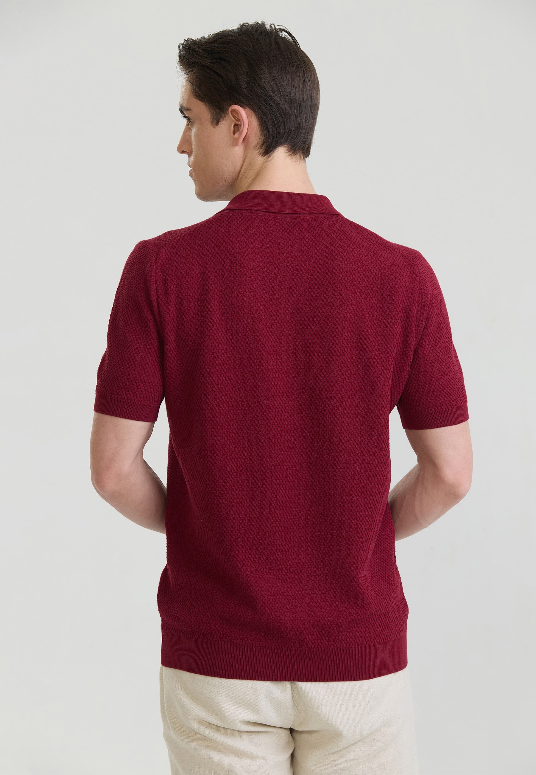 Erkek Basic Triko Polo T-ShirtFelix HardyFHMPLO908-8