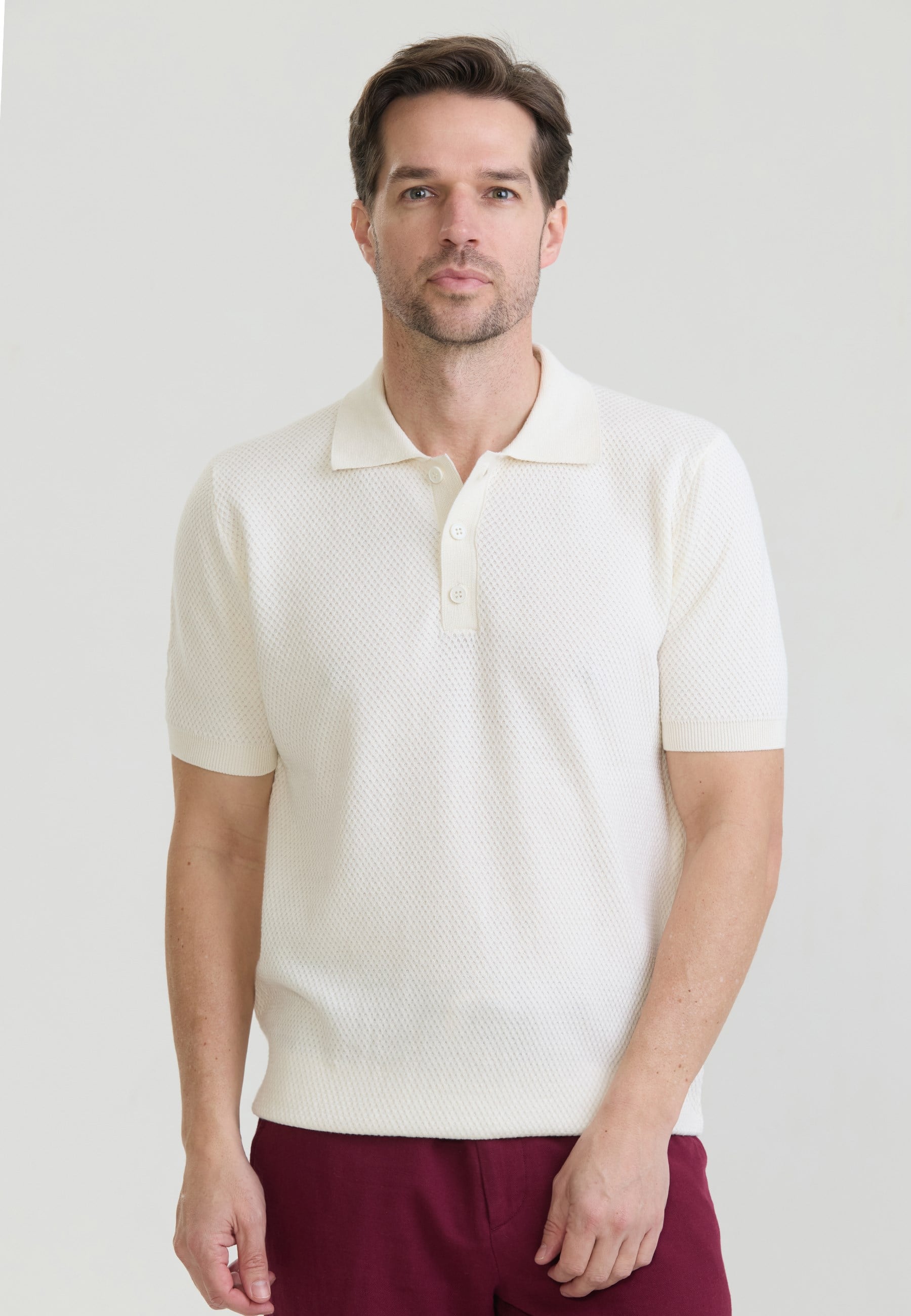 Erkek Basic Triko Polo T-ShirtFelix HardyFHMPLO908-6