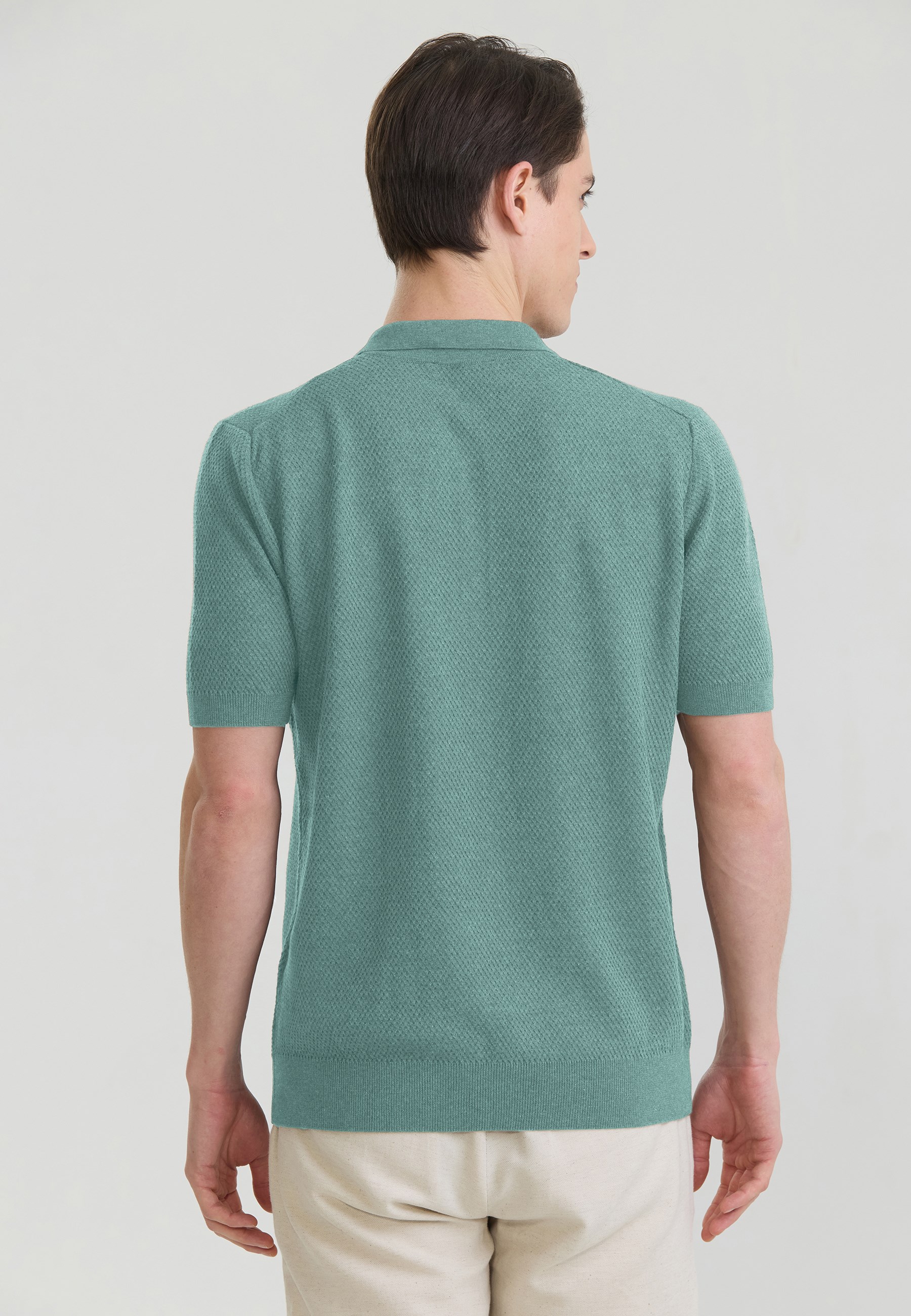 Erkek Basic Triko Polo T-ShirtFelix HardyFHMPLO908-1