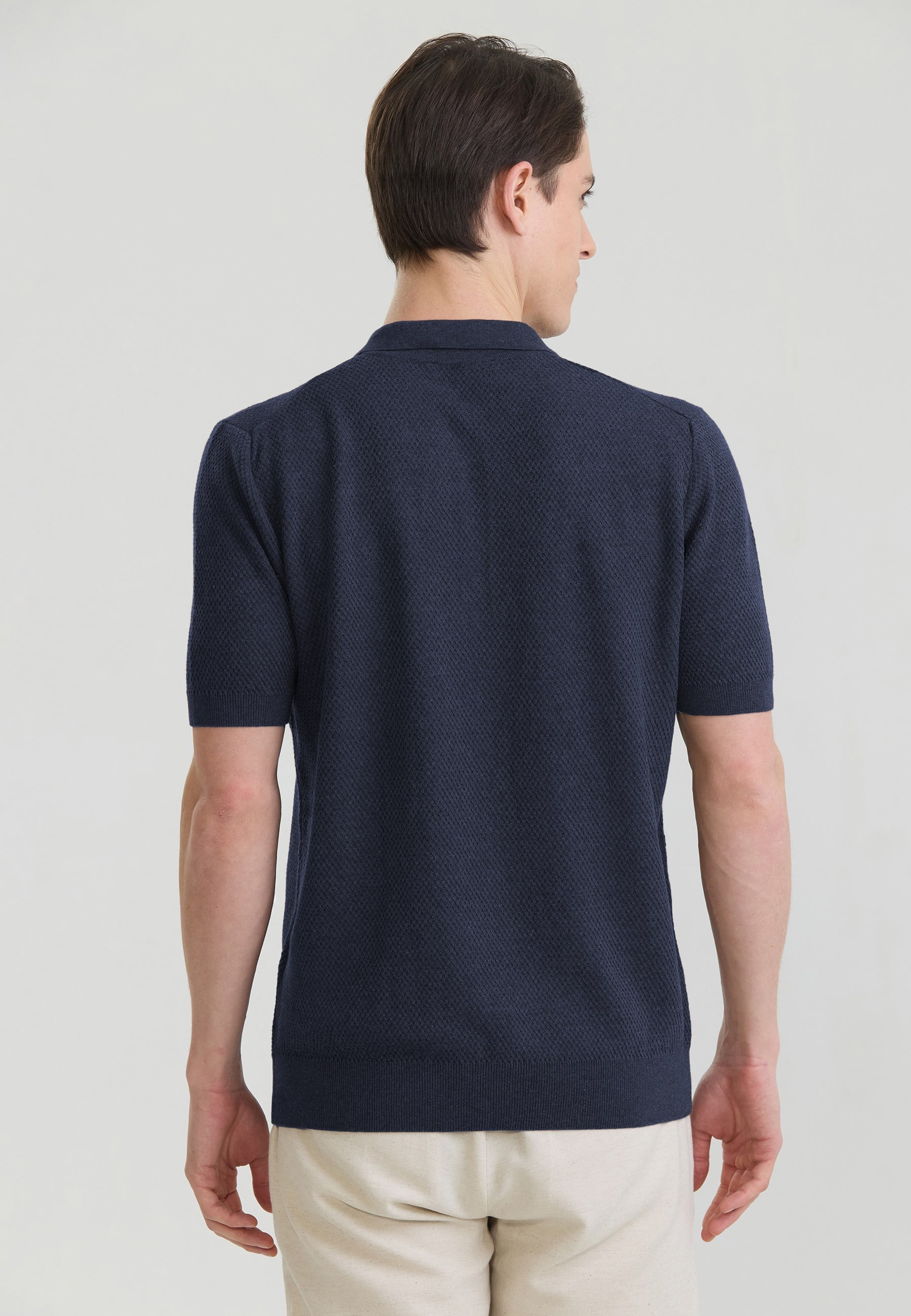 Erkek Basic Triko Polo T-ShirtFelix HardyFHMPLO908-5