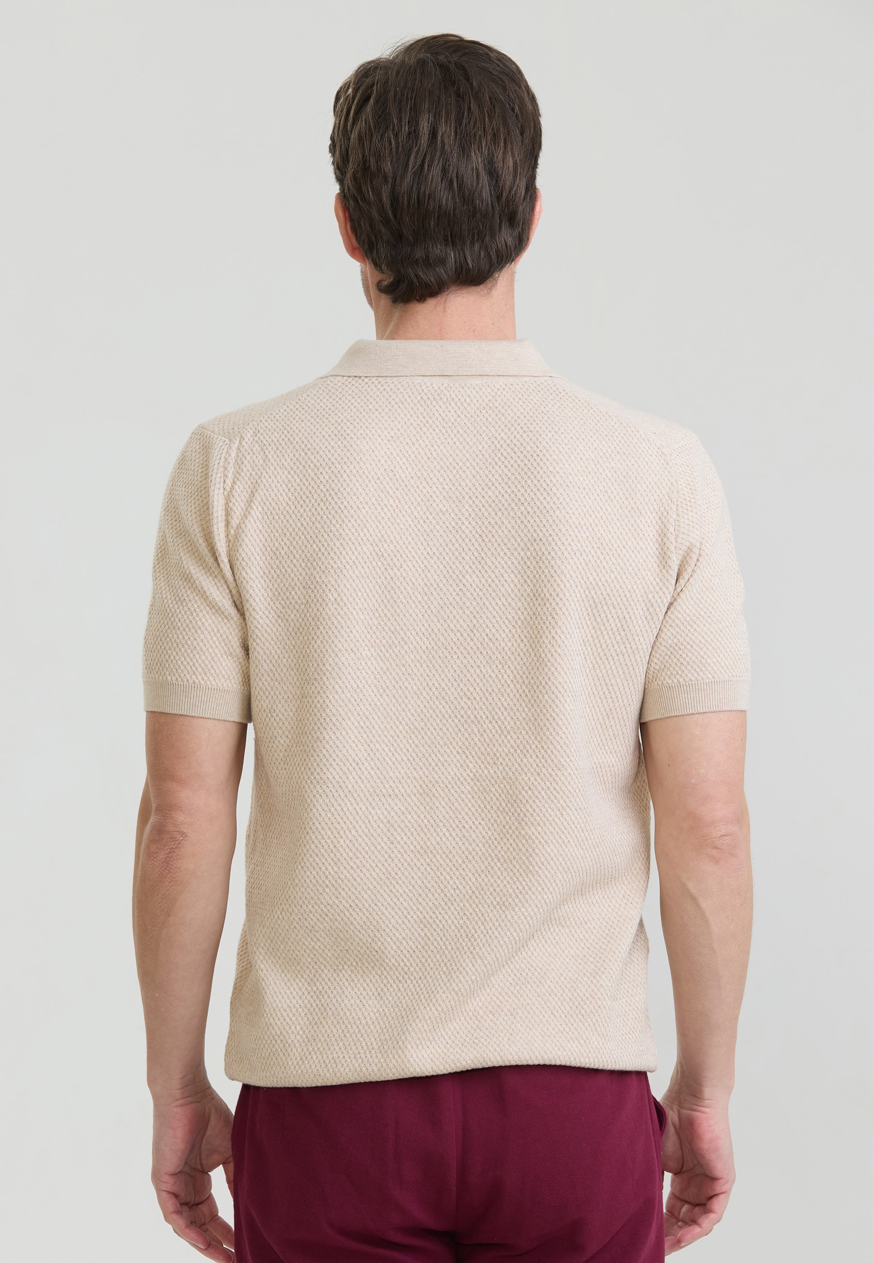 Erkek Basic Triko Polo T-ShirtFelix HardyFHMPLO908-3