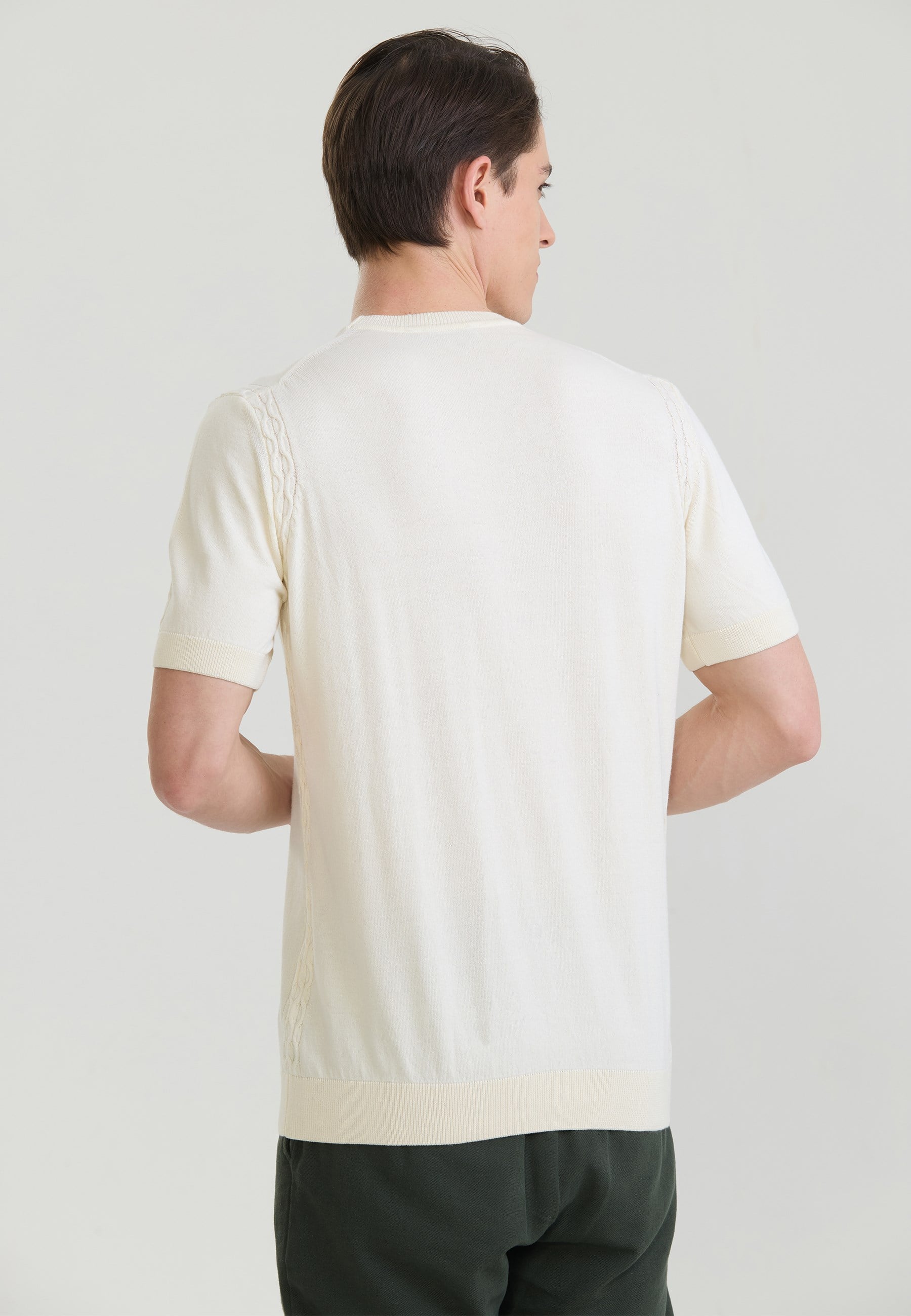 Erkek Basic Triko T-ShirtFelix HardyFHMPLO903-1