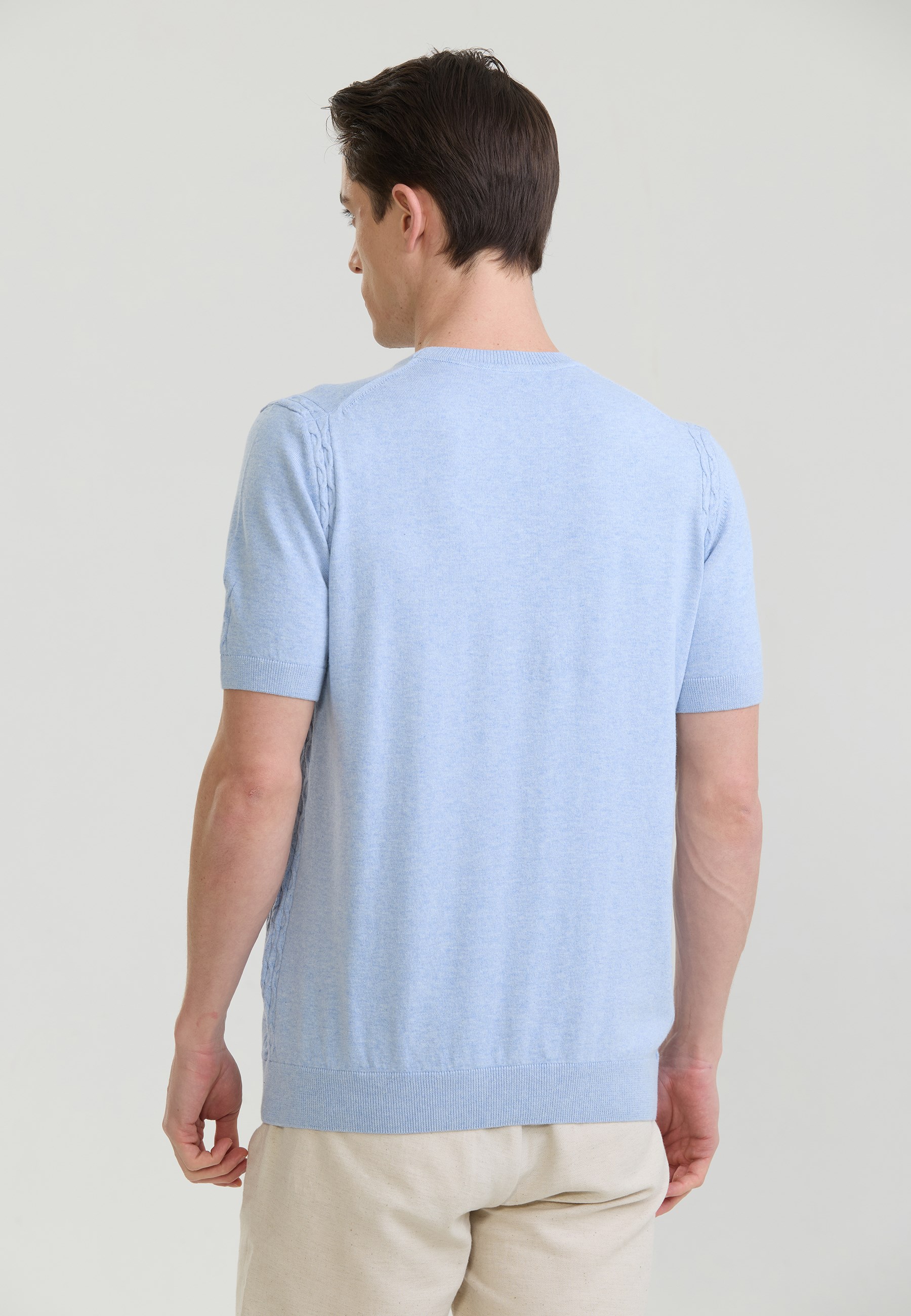 Erkek Basic Triko T-ShirtFelix HardyFHMPLO903-4