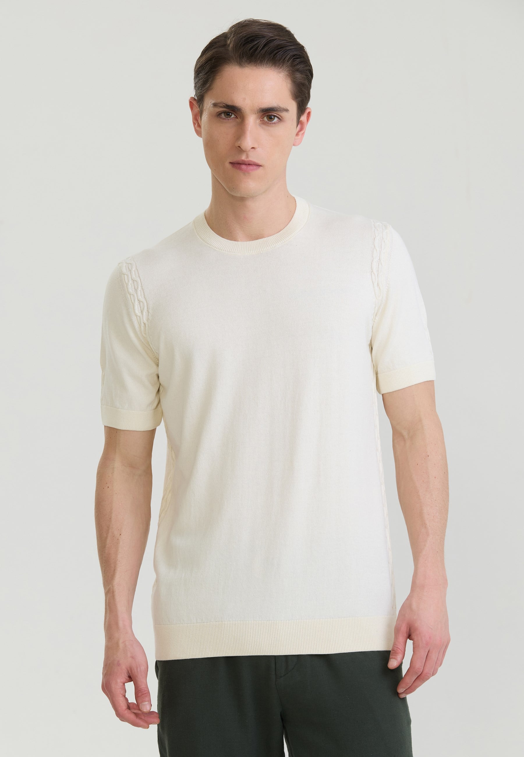 Erkek Basic Triko T-ShirtFelix HardyFHMPLO903-1