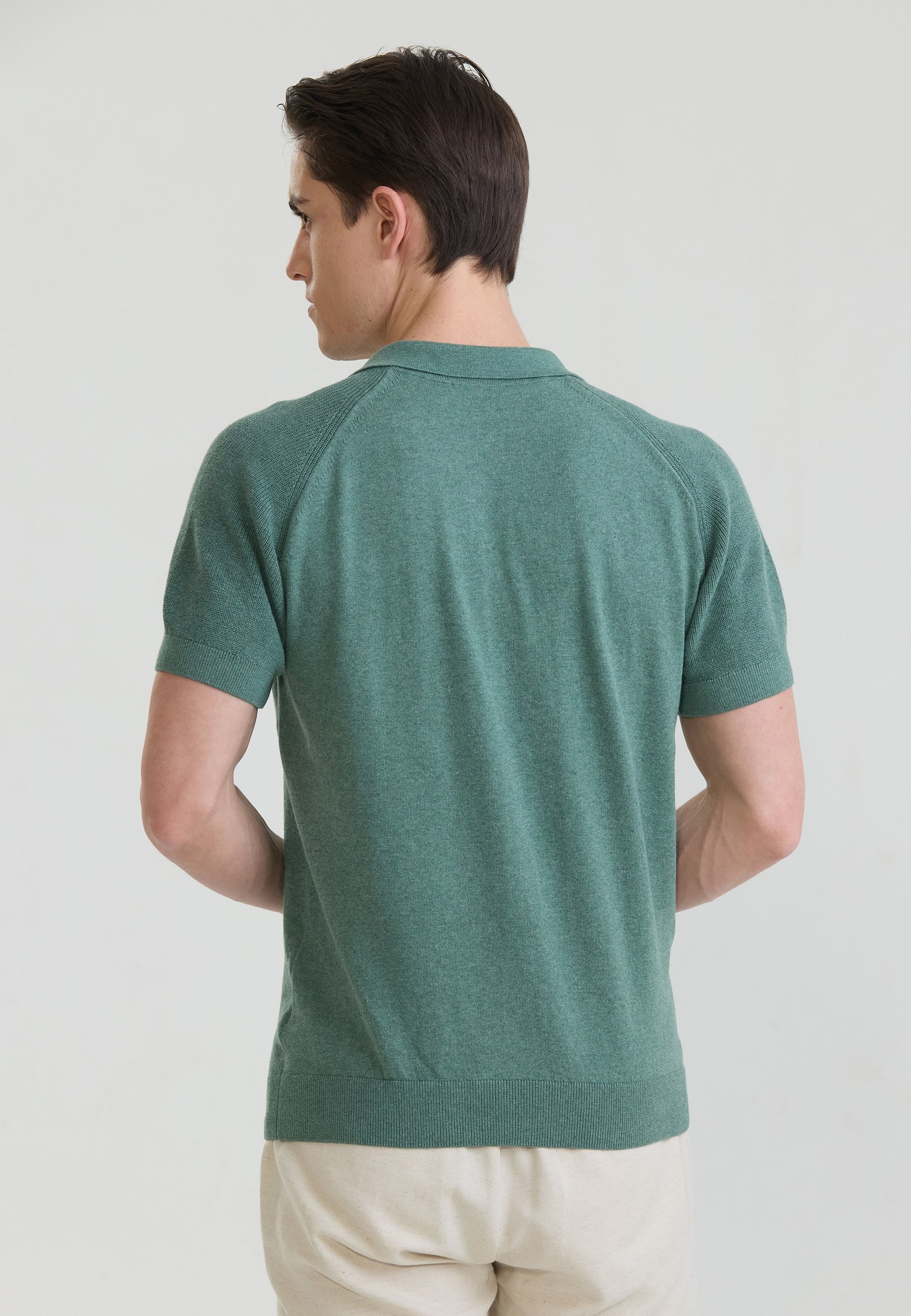 Erkek Düğme Detaylı Polo T-ShirtFelix HardyFHMPLO896-6