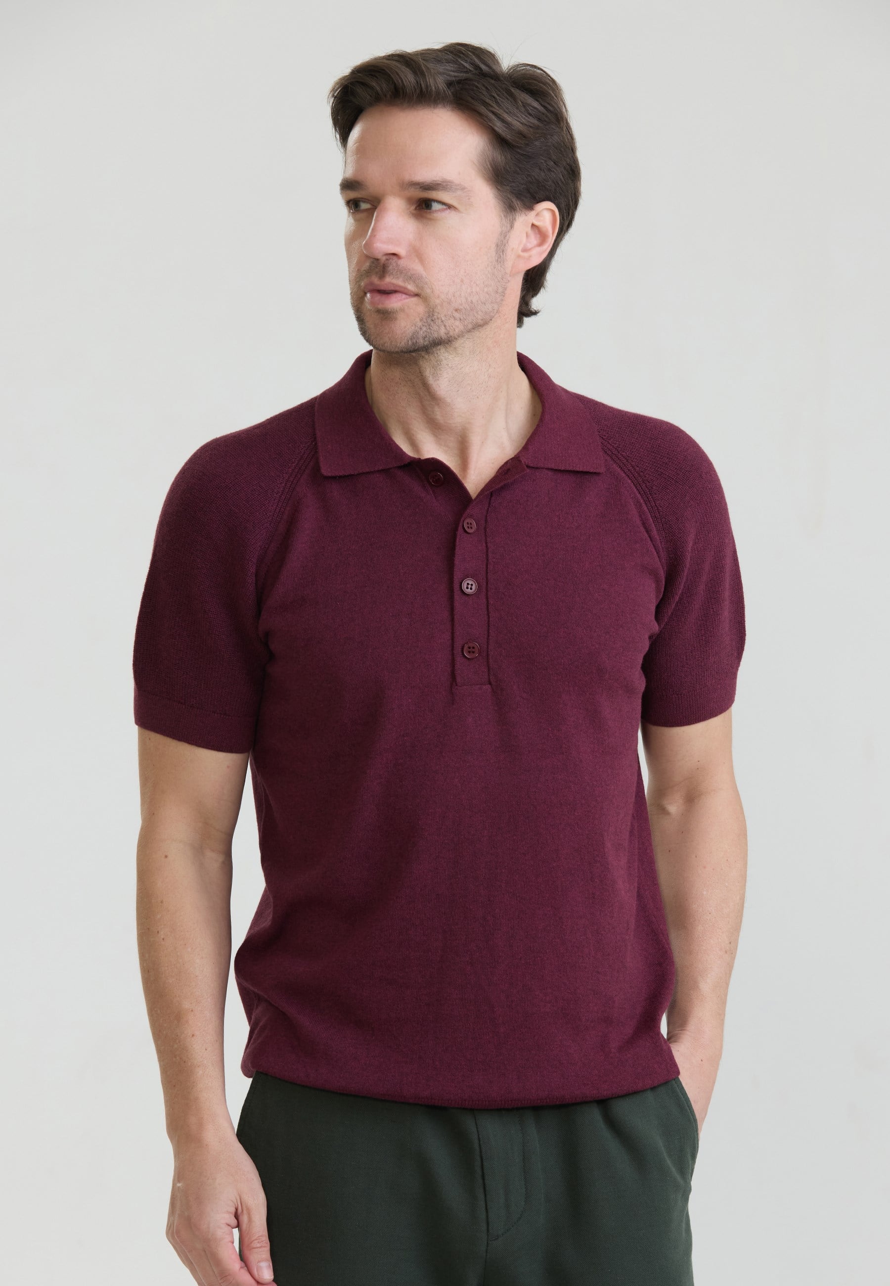 Erkek Düğme Detaylı Polo T-ShirtFelix HardyFHMPLO896-7