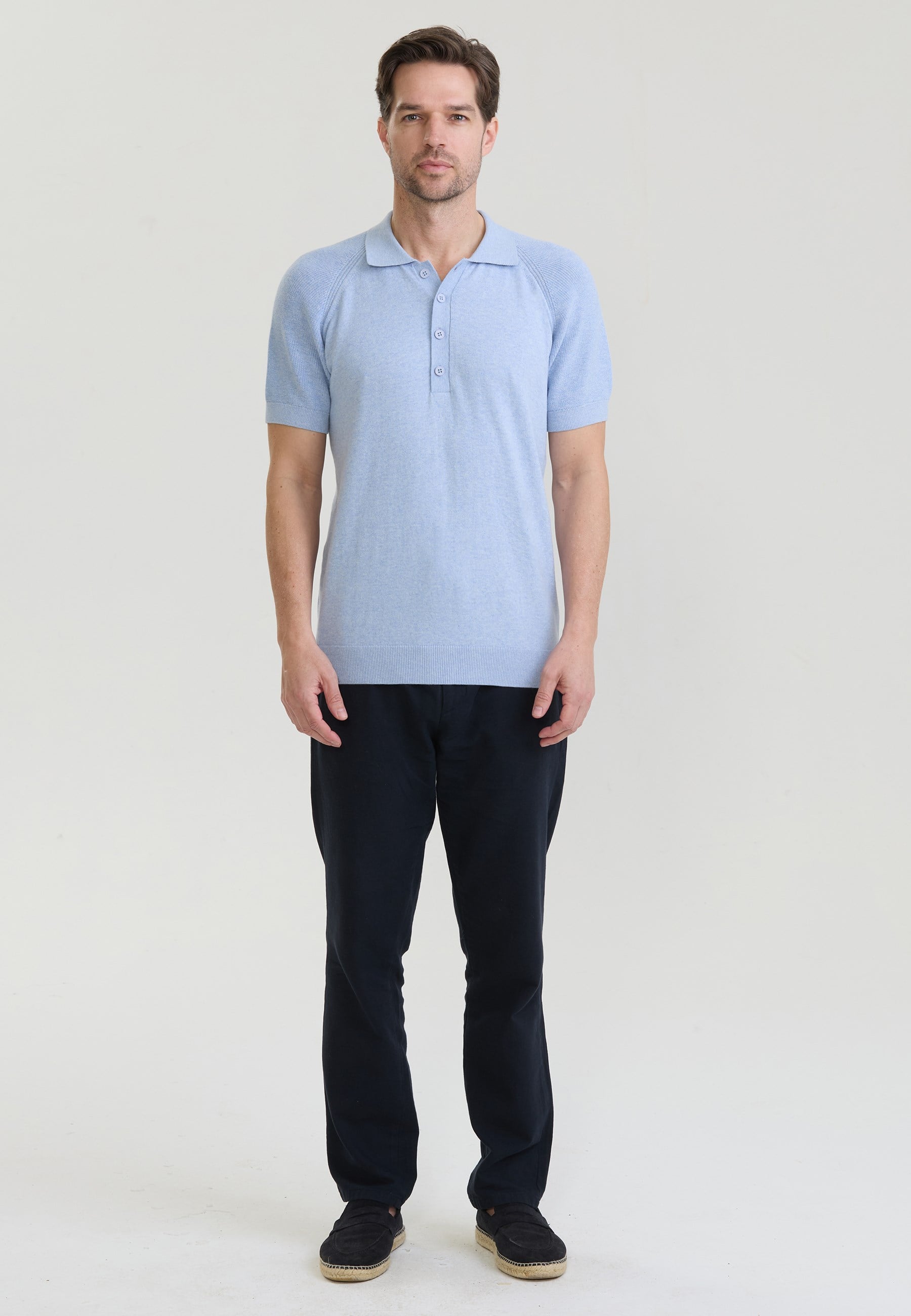 Erkek Düğme Detaylı Polo T-ShirtFelix HardyFHMPLO896-5