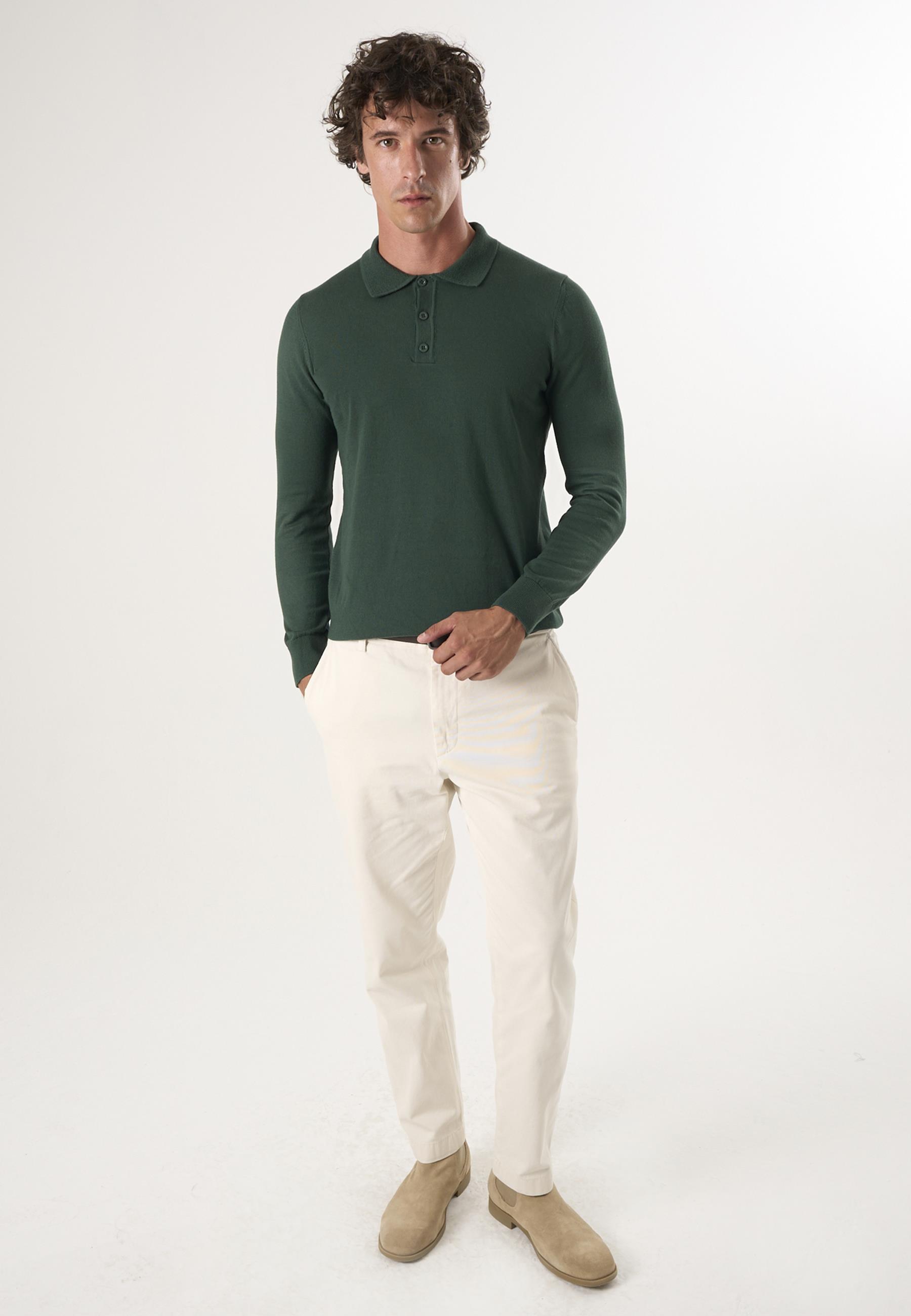 Erkek Polo Yaka Basic Kazak - Koyu YeşilFelix HardyFHMPLV820-11