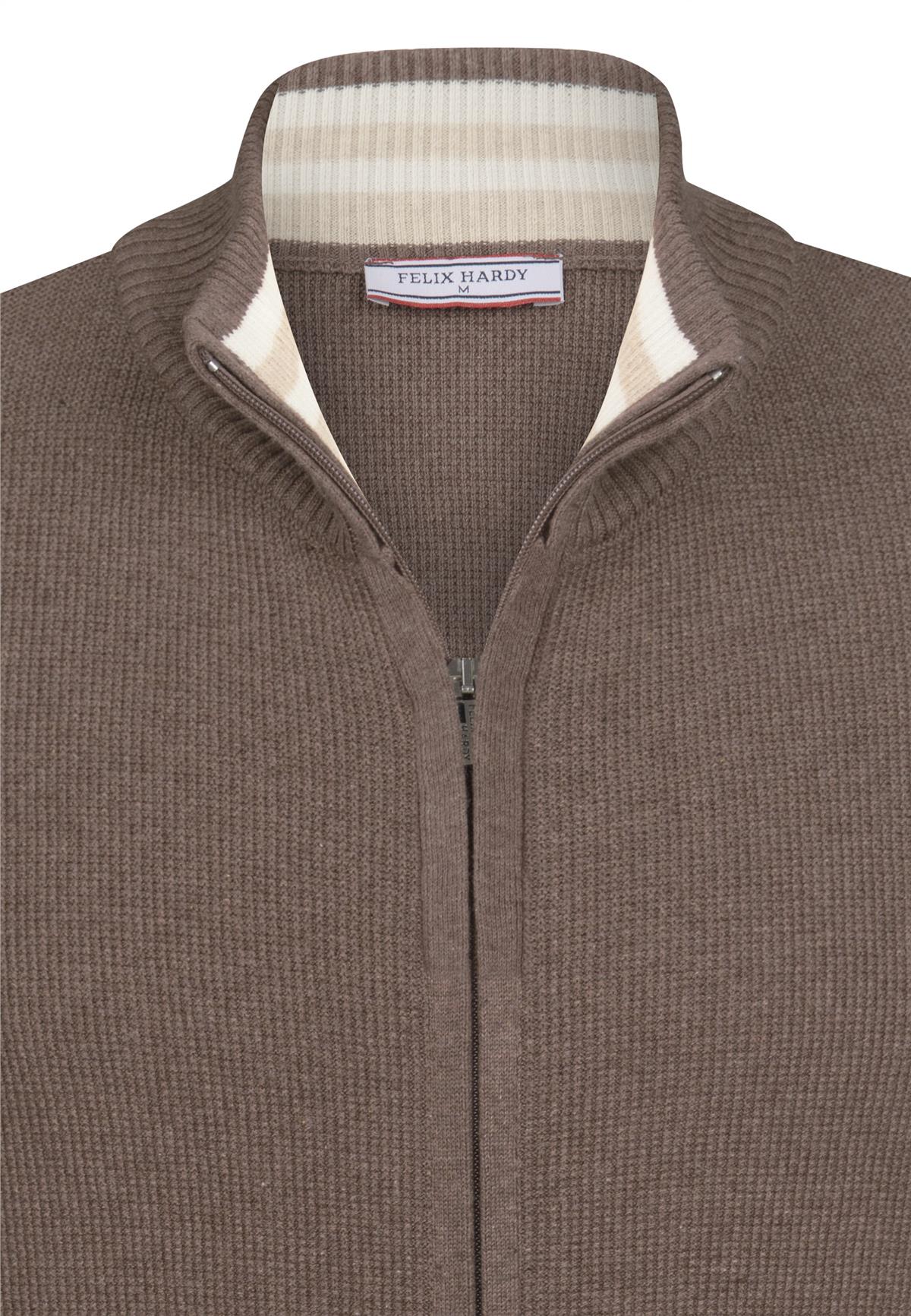 Erkek Tam Fermuarlı HırkaFelix HardyFHMCRD813-5