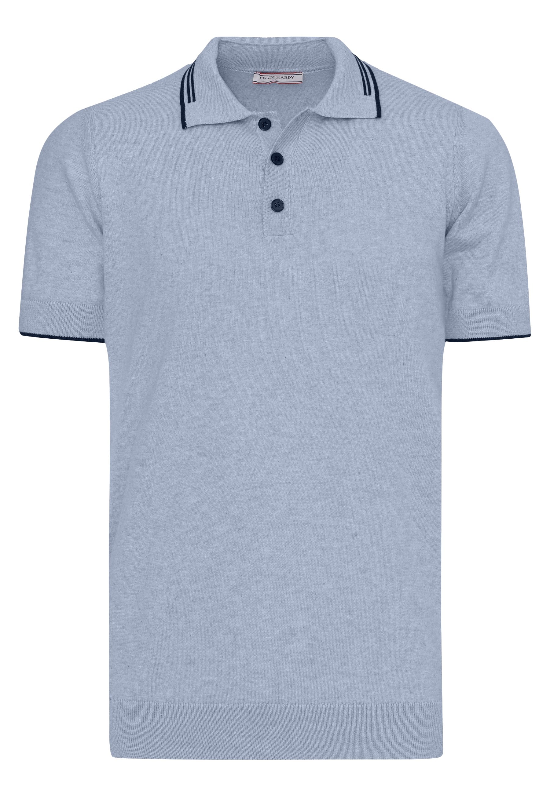 Erkek Yaka Çizgi Detaylı Düğmeli Polo T-ShirtFelix HardyFHMPLO897-2