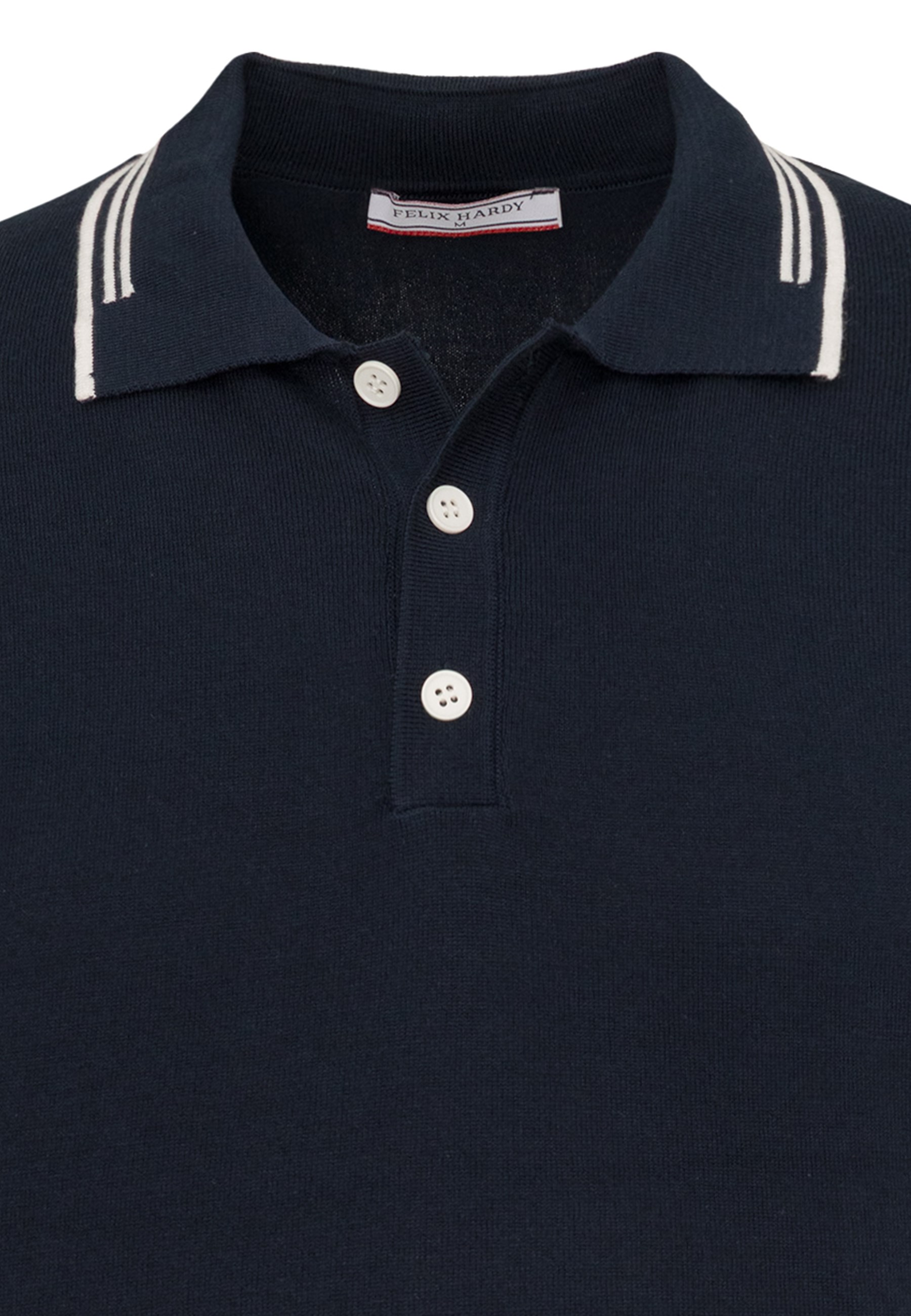 Erkek Yaka Çizgi Detaylı Düğmeli Polo T-ShirtFelix HardyFHMPLO897-4