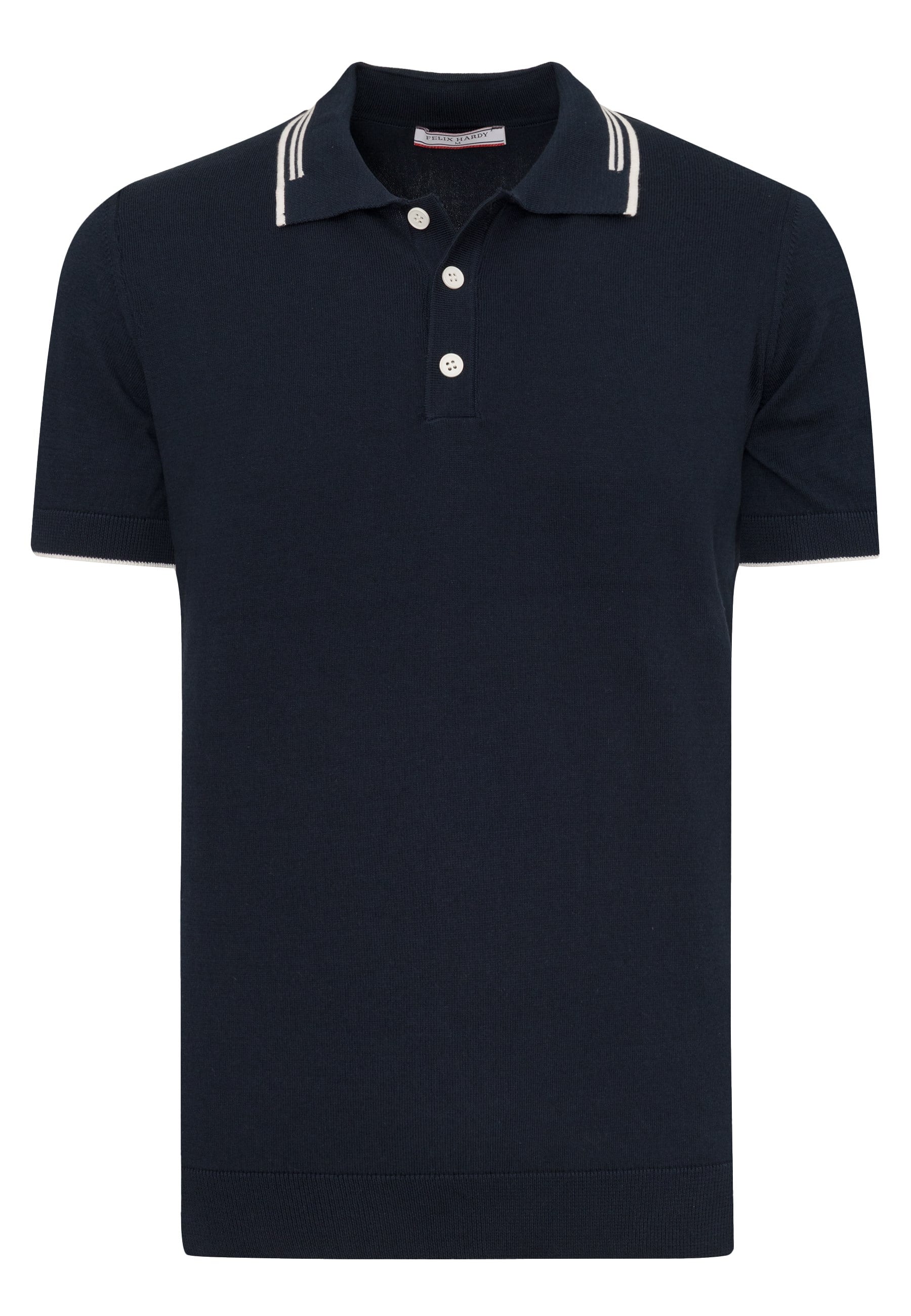 Erkek Yaka Çizgi Detaylı Düğmeli Polo T-ShirtFelix HardyFHMPLO897-4