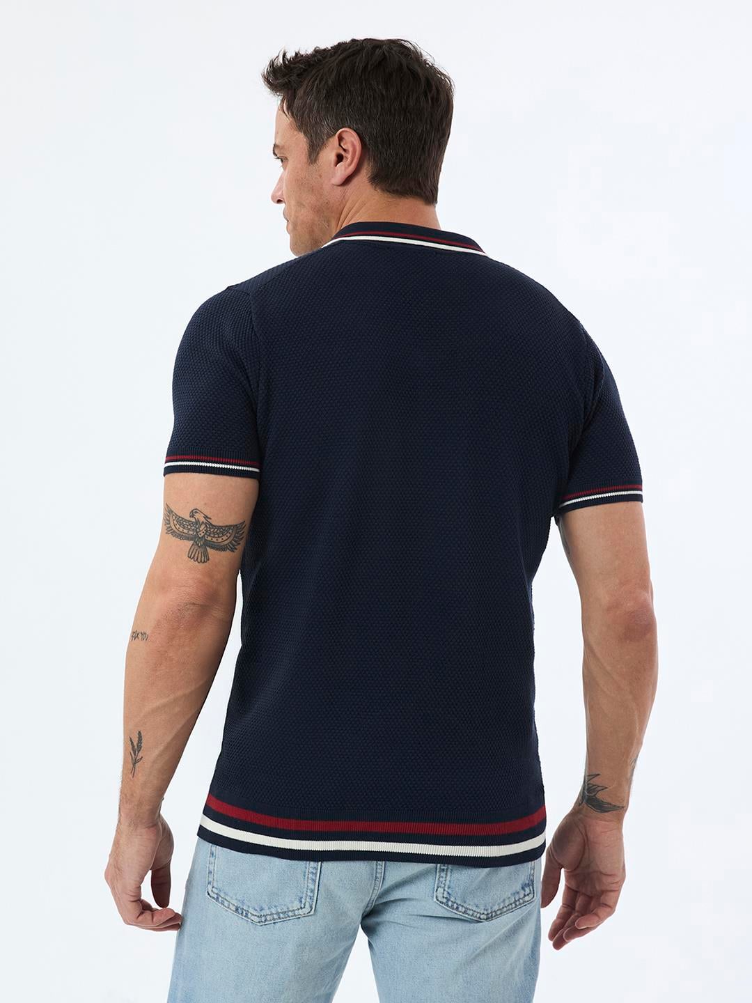 Felix Hardy Erkek Kısa Kollu Polo T-Shirt - LacivertFelix HardyFHMPLO793-1