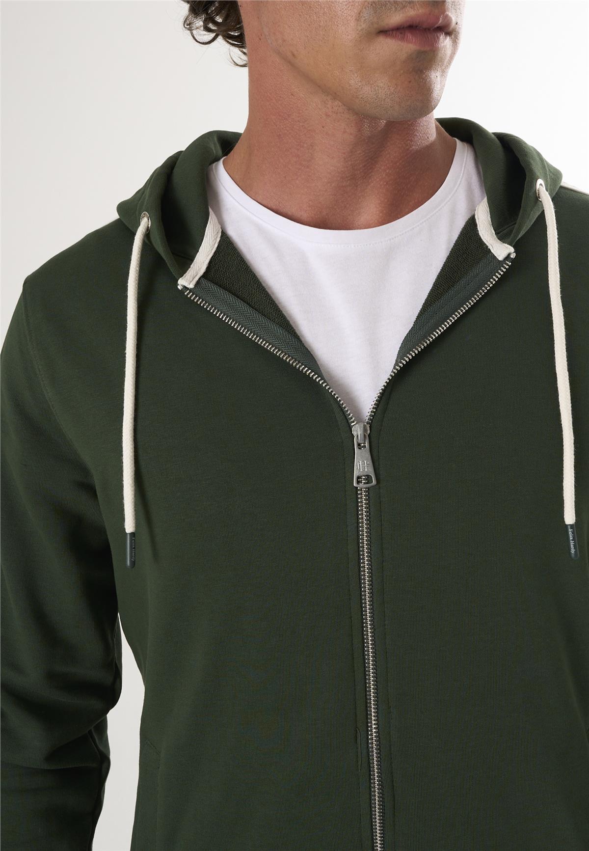 Tam Fermuarlı Kapüşonlu SweatshirtFelix HardyFHMPLV844-3