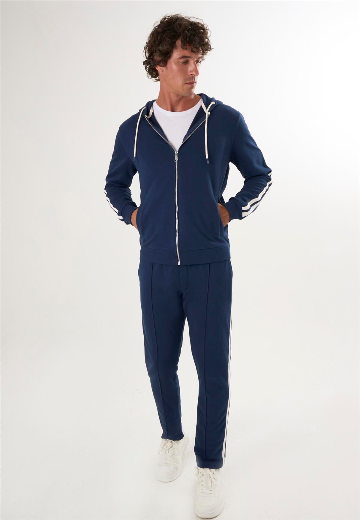 Tam Fermuarlı Kapüşonlu SweatshirtFelix HardyFHMPLV844-2