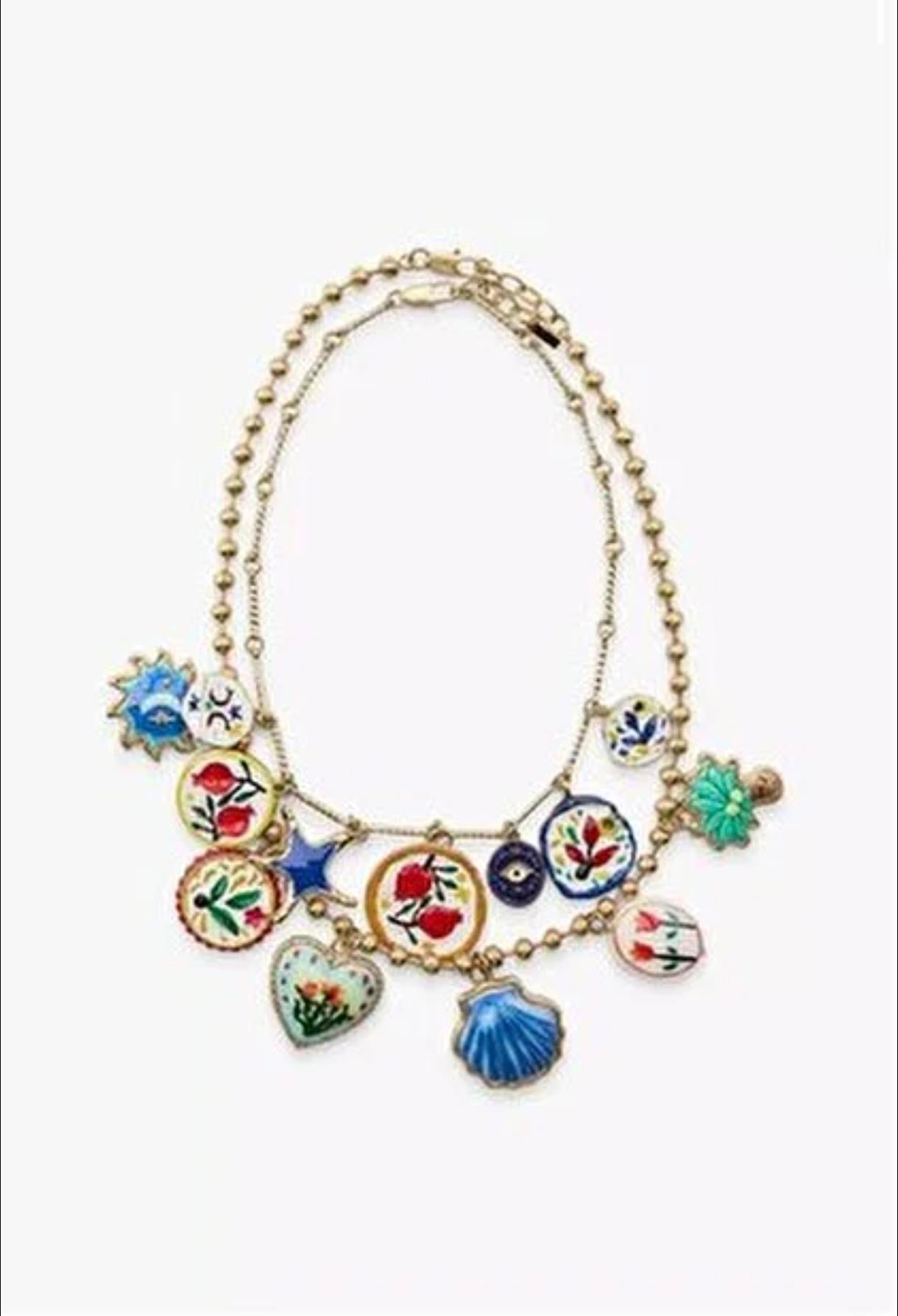 2 Sıra Charm Kolye