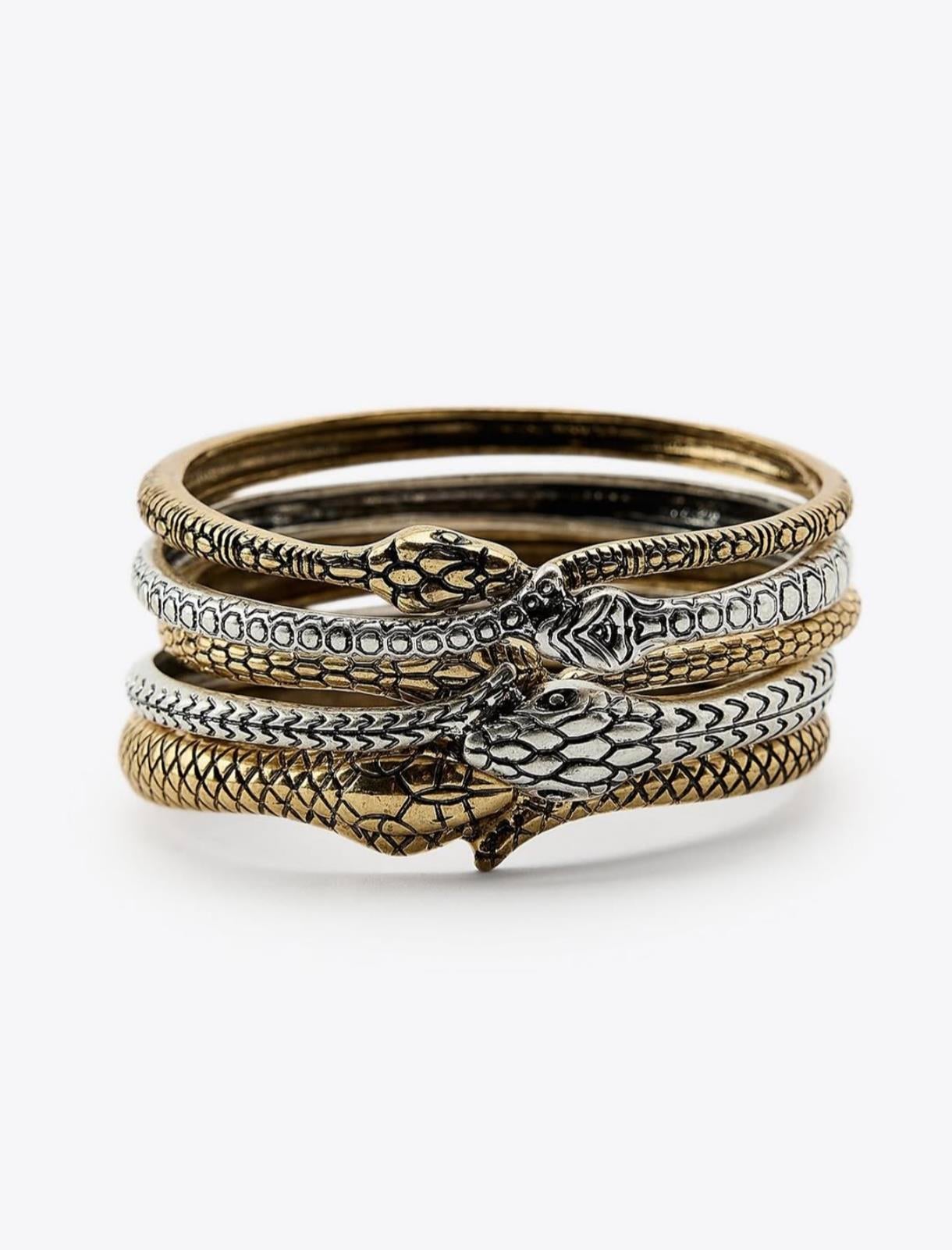 5'li Yılan Bilezik Seti