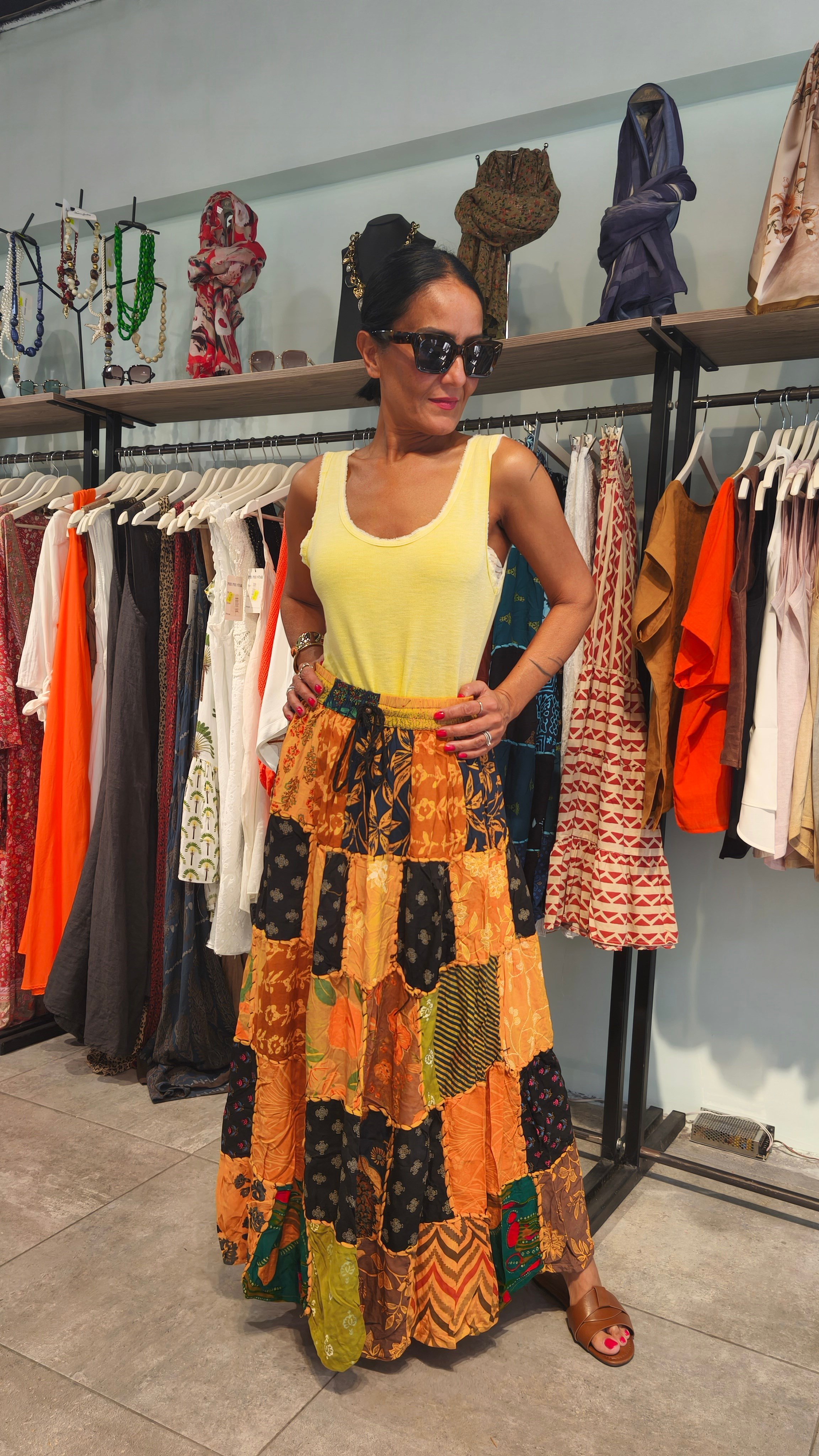 Hint İşi Patchwork Etek