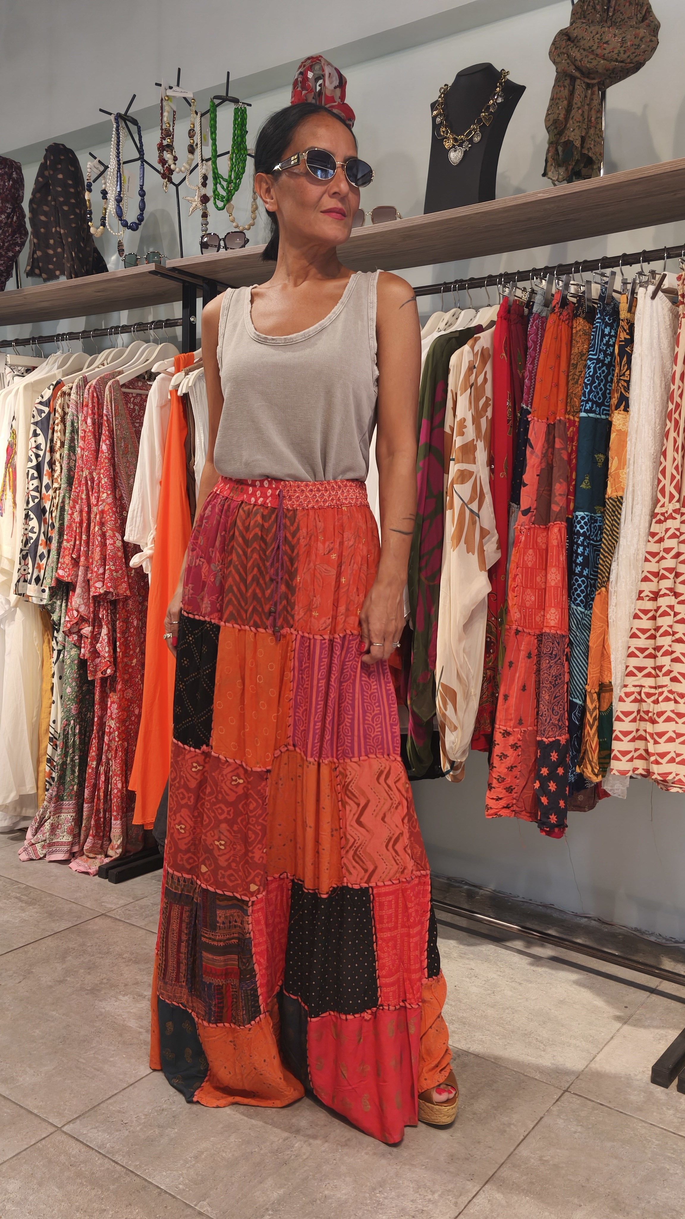 Hint İşi Patchwork Etek
