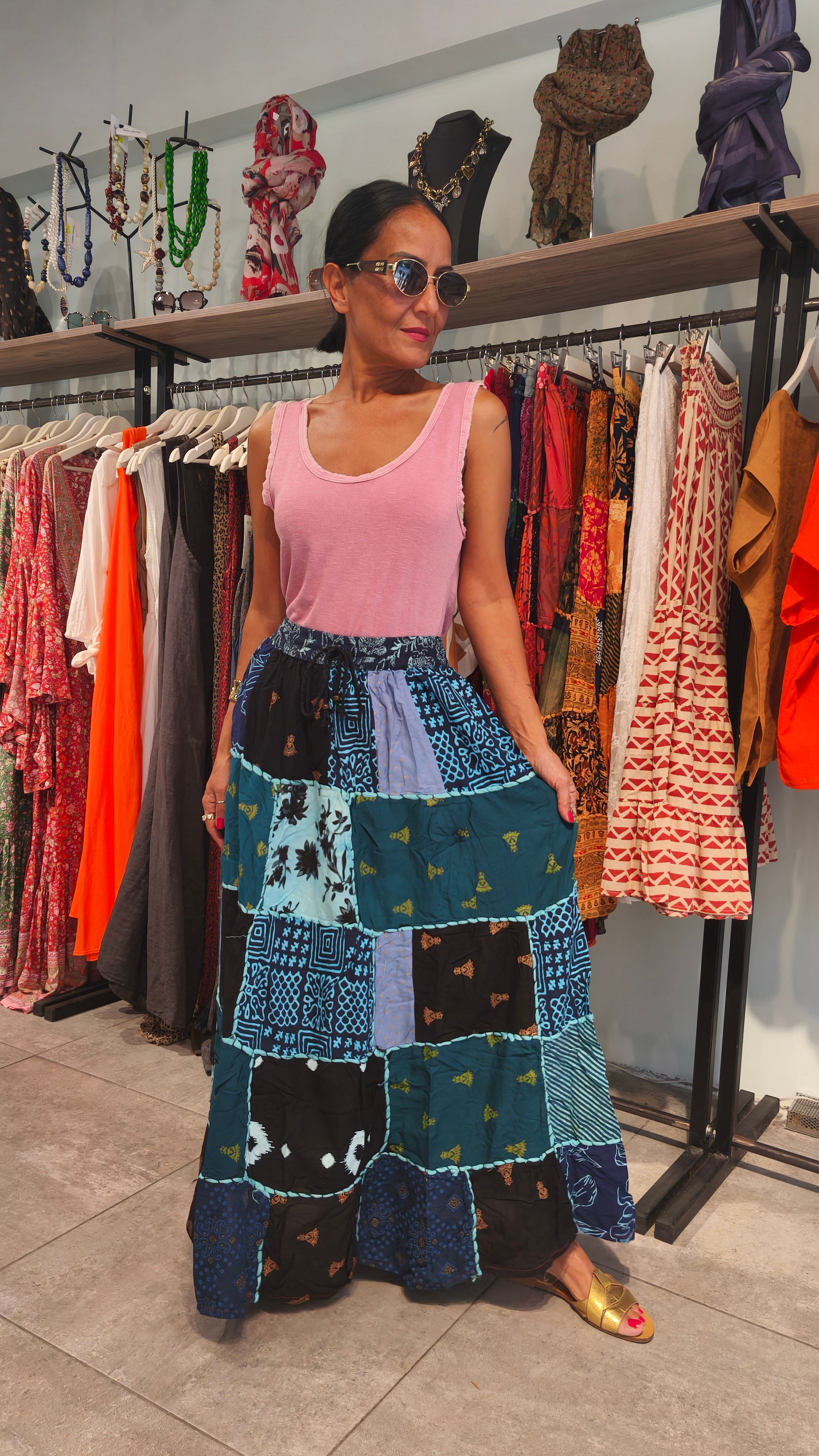 Hint İşi Patchwork Etek