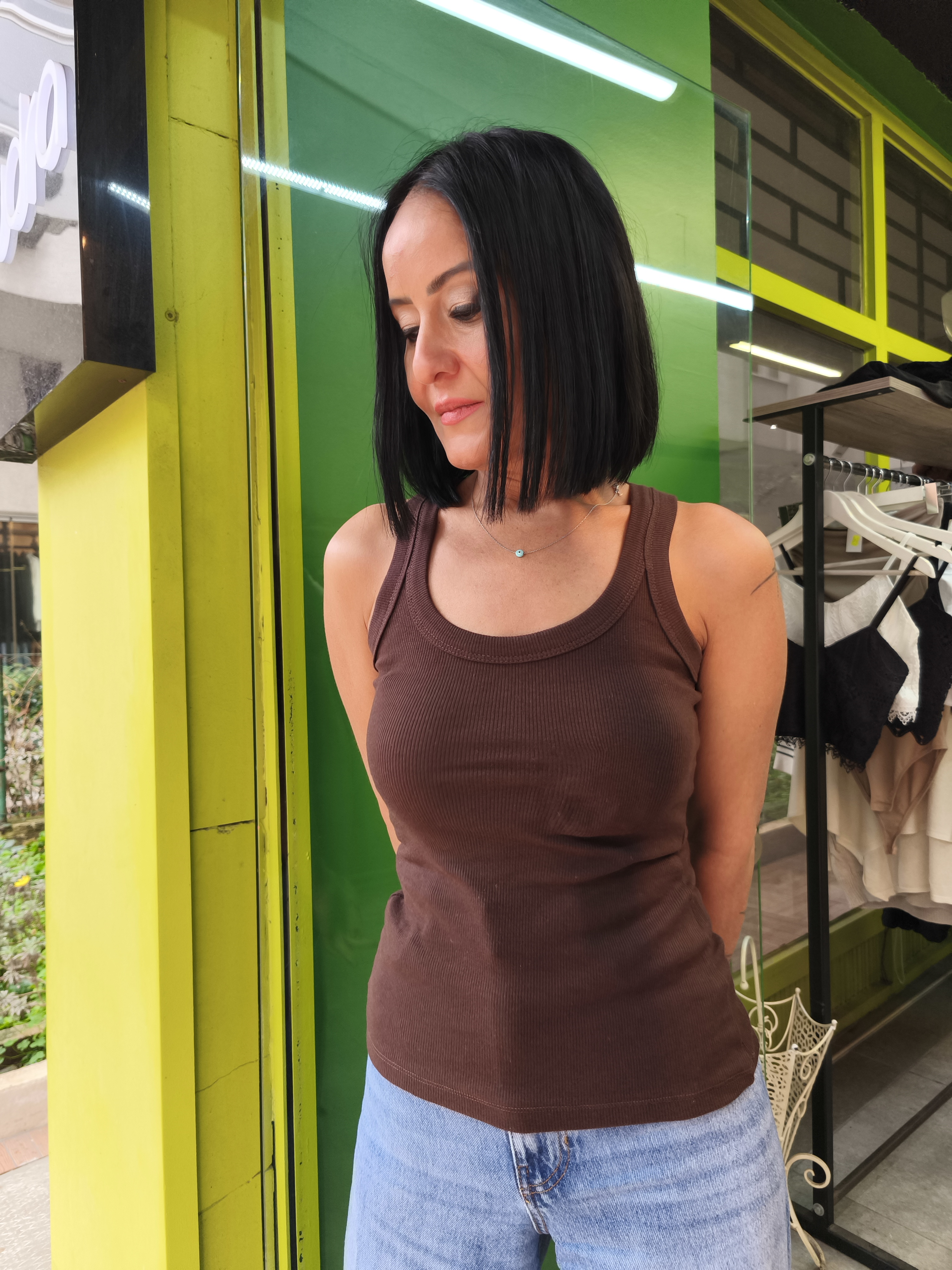 Kahve Kaşkorse Atlet