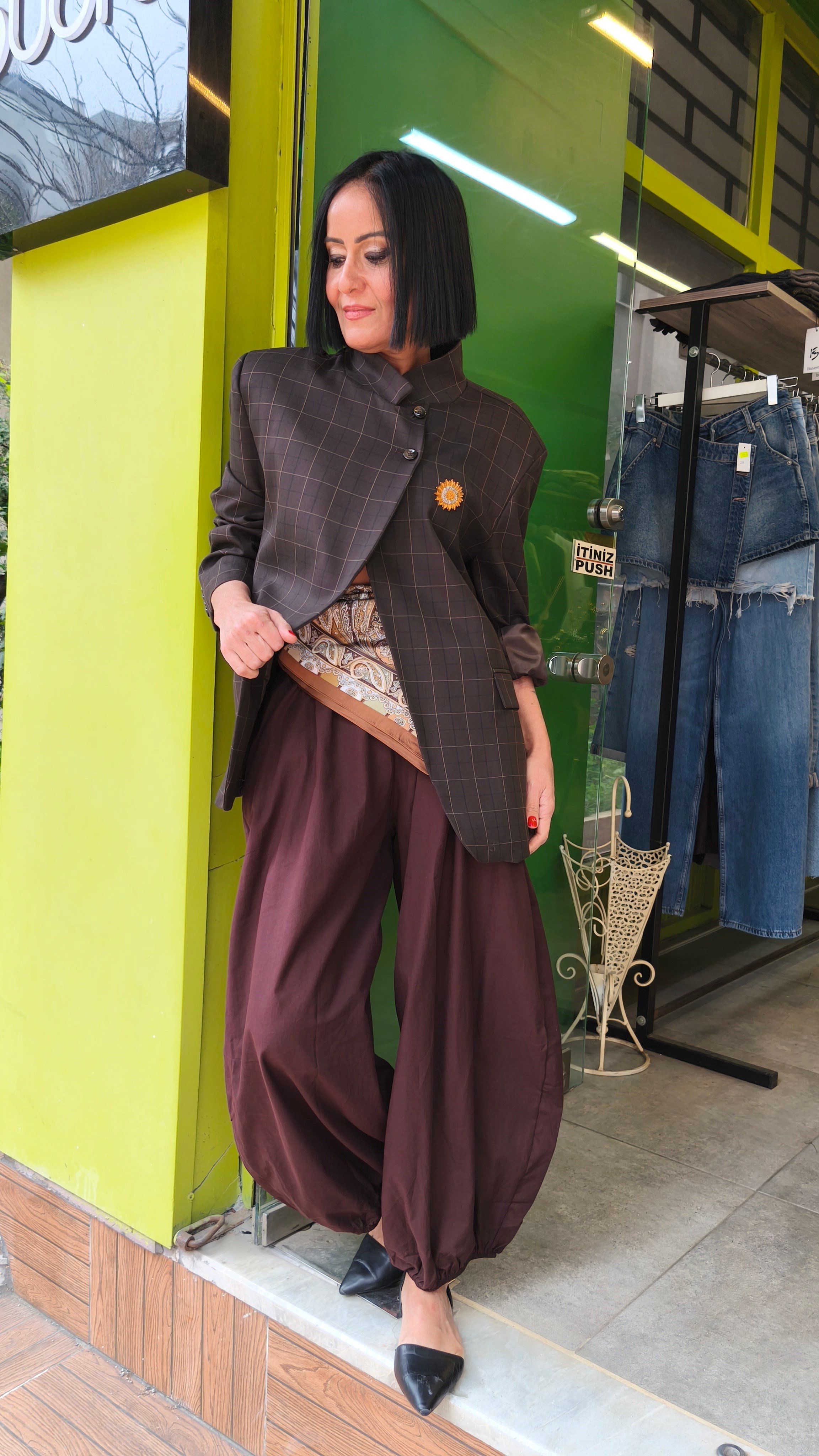 Kahve Pamuk Pantolon