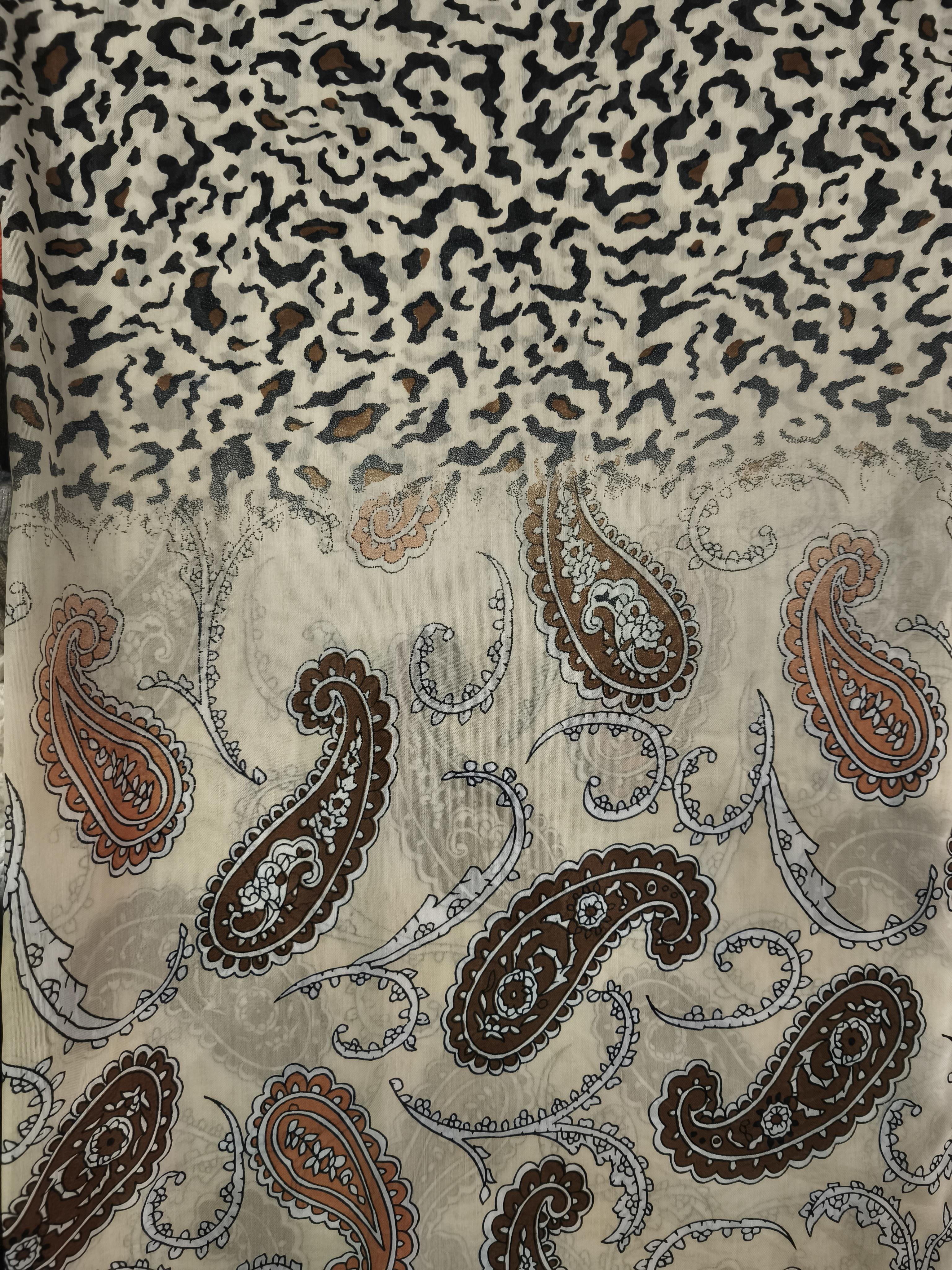 Kare,Püsküllü,Desenli Şal