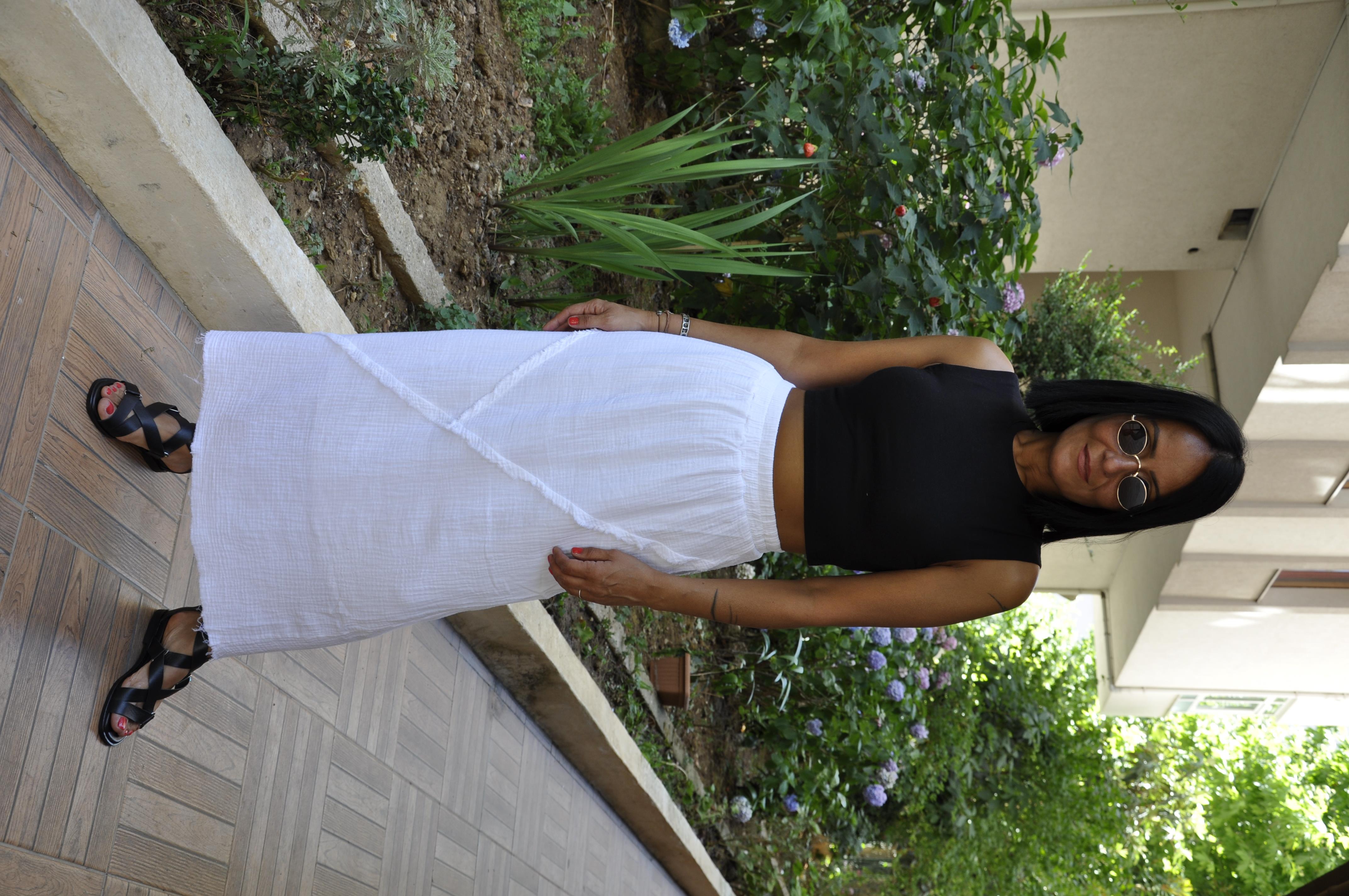 Siyah Penye Crop