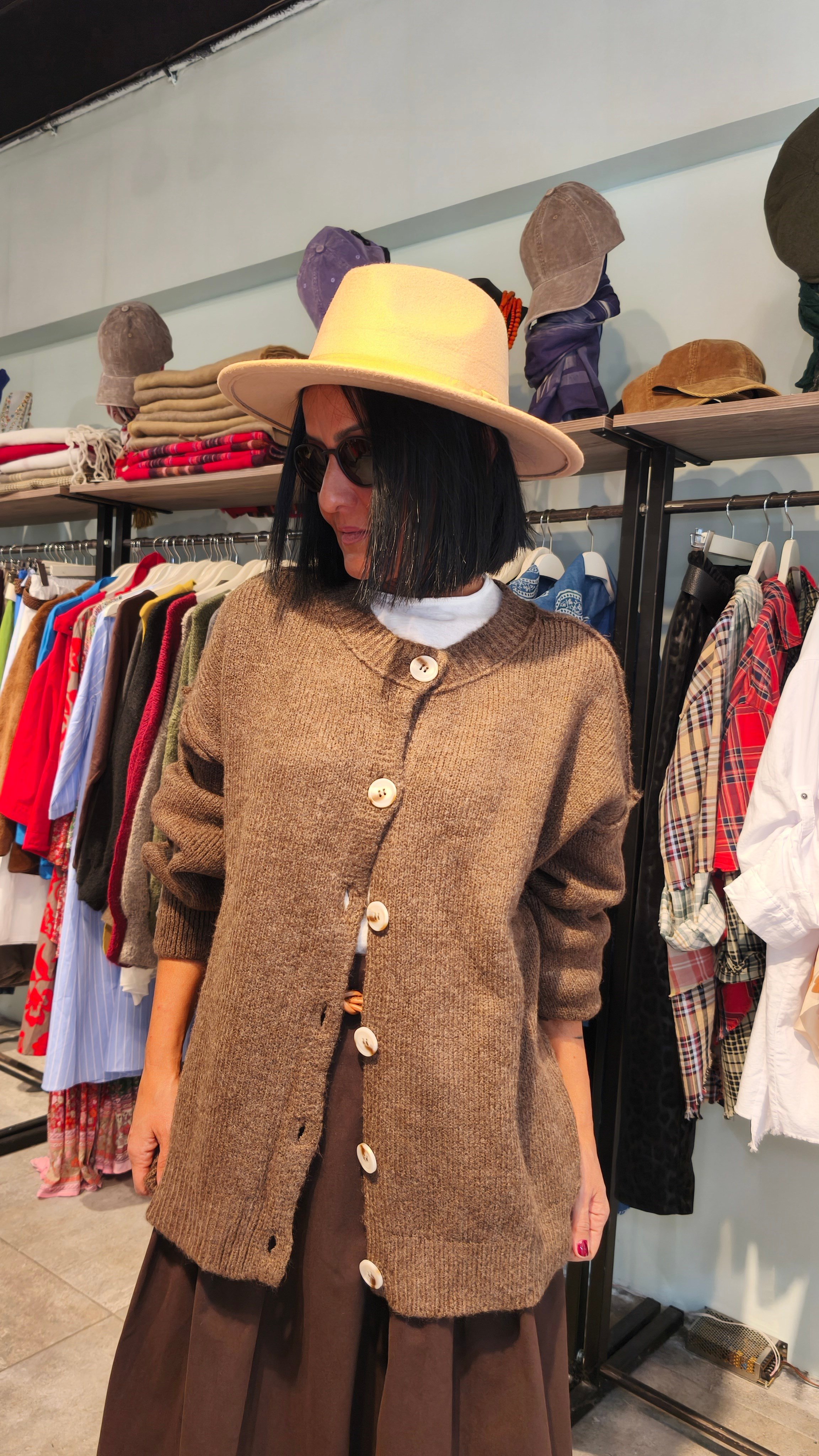 Vizon Oversize Hırka