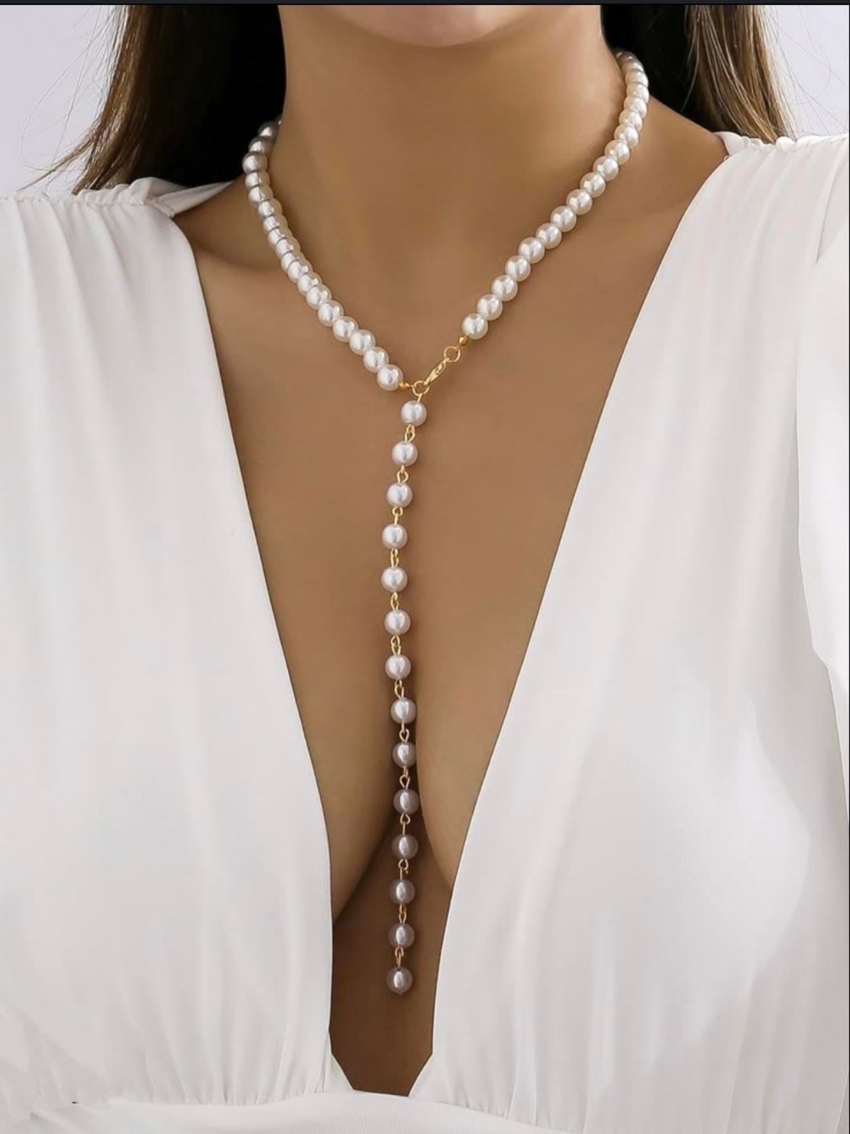 Altın Renk Damla Kolye