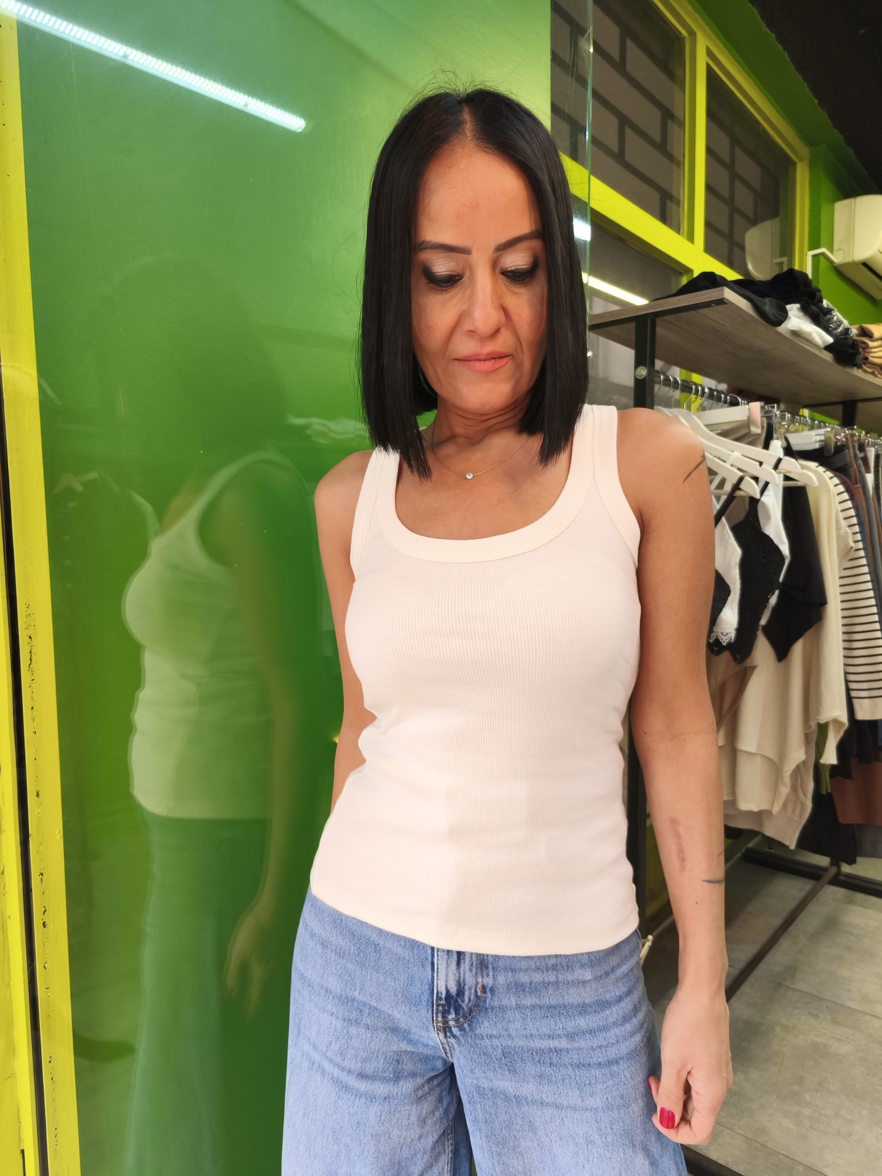 Beyaz Kaşkorse Atlet