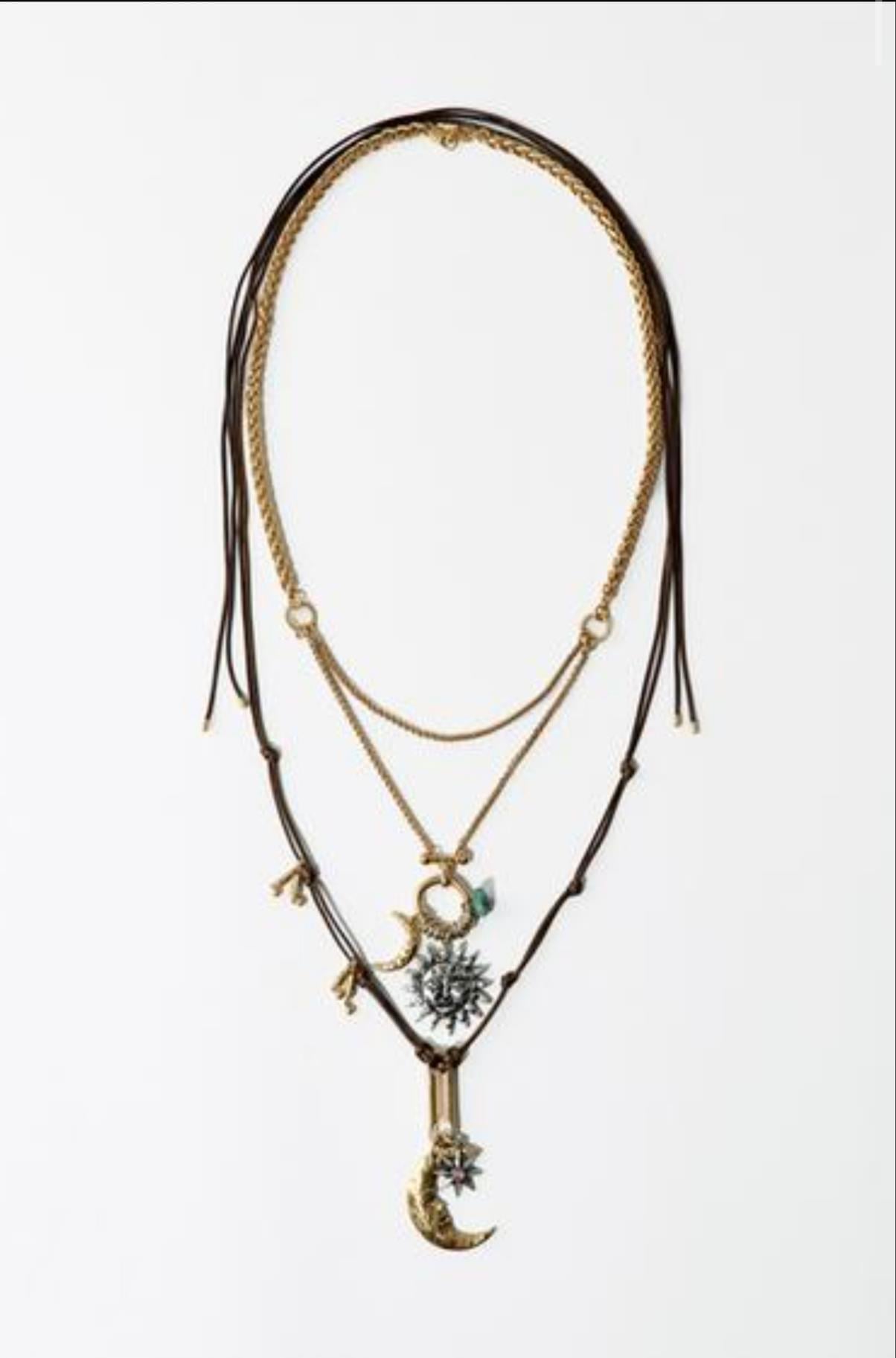 Çoklu Güneş&Ay Kolye