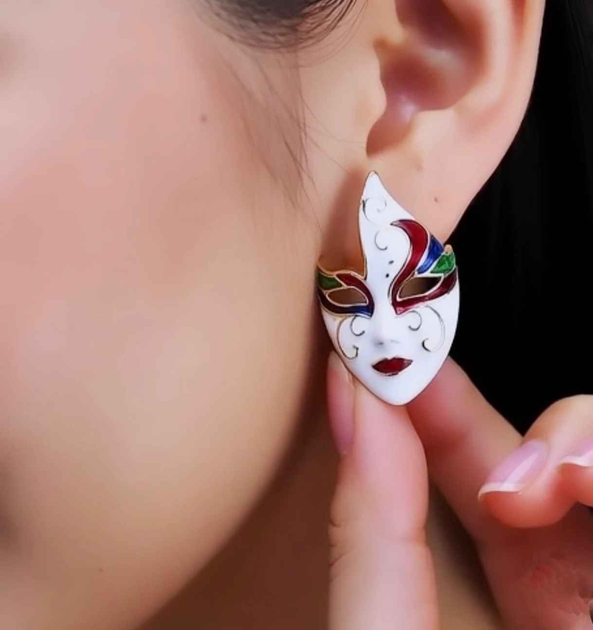 Filli,Boncuklu Küpe