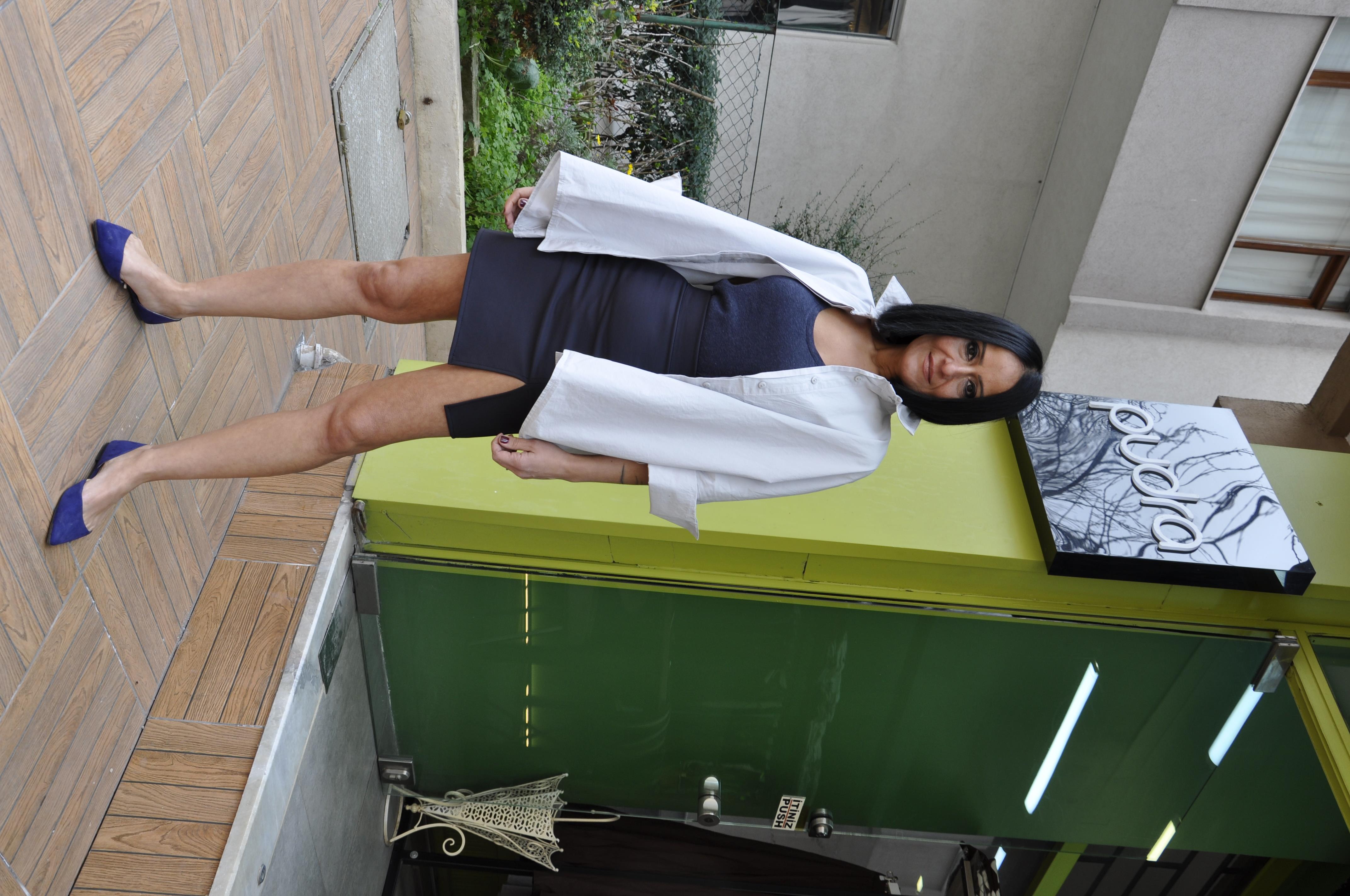 Gri Kalın Manşetli Gömlek