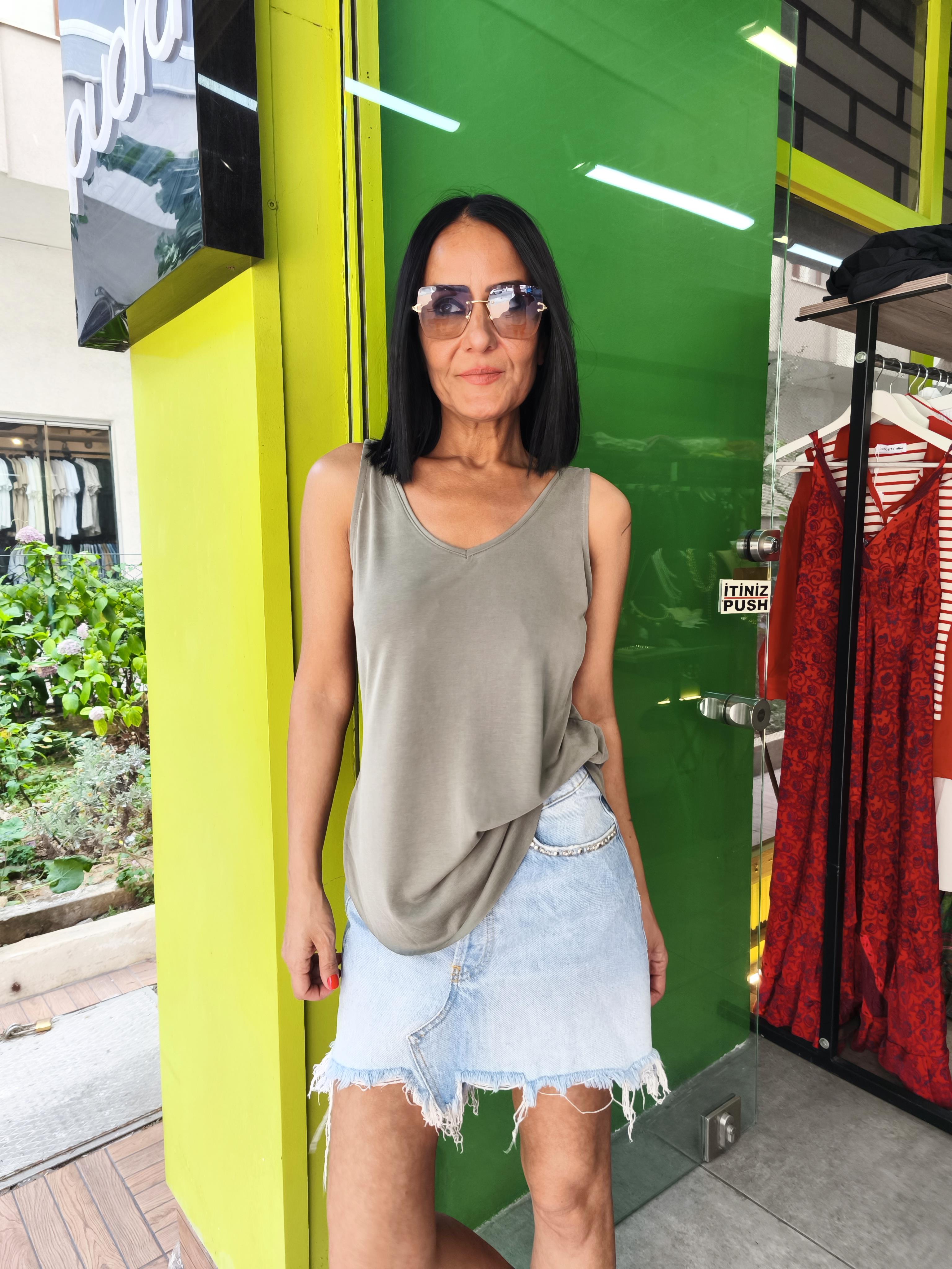 Haki Modal Atlet Bluz