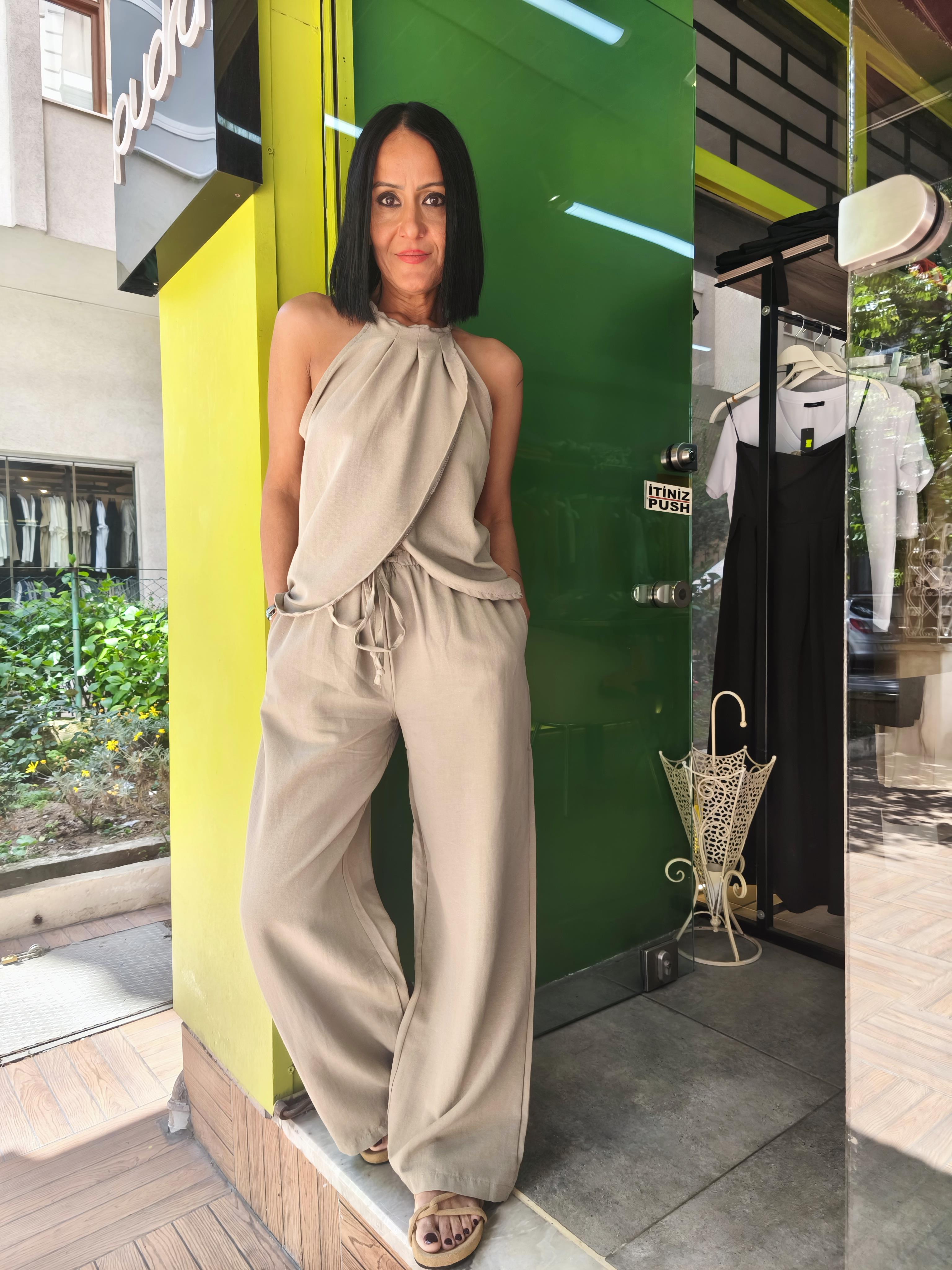 Haki Pantolonlu Takım