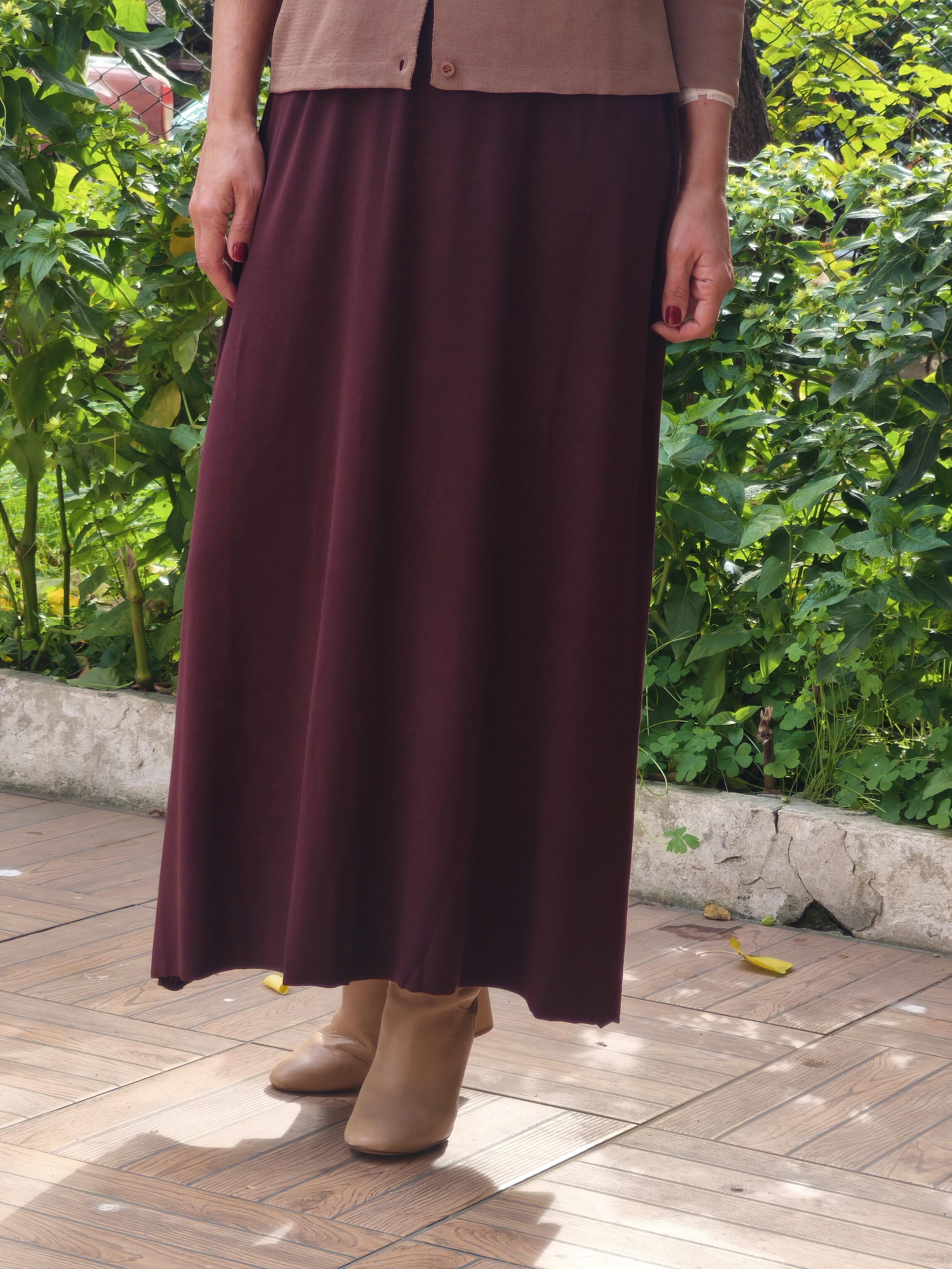 Kahve Salaş Maxi Etek