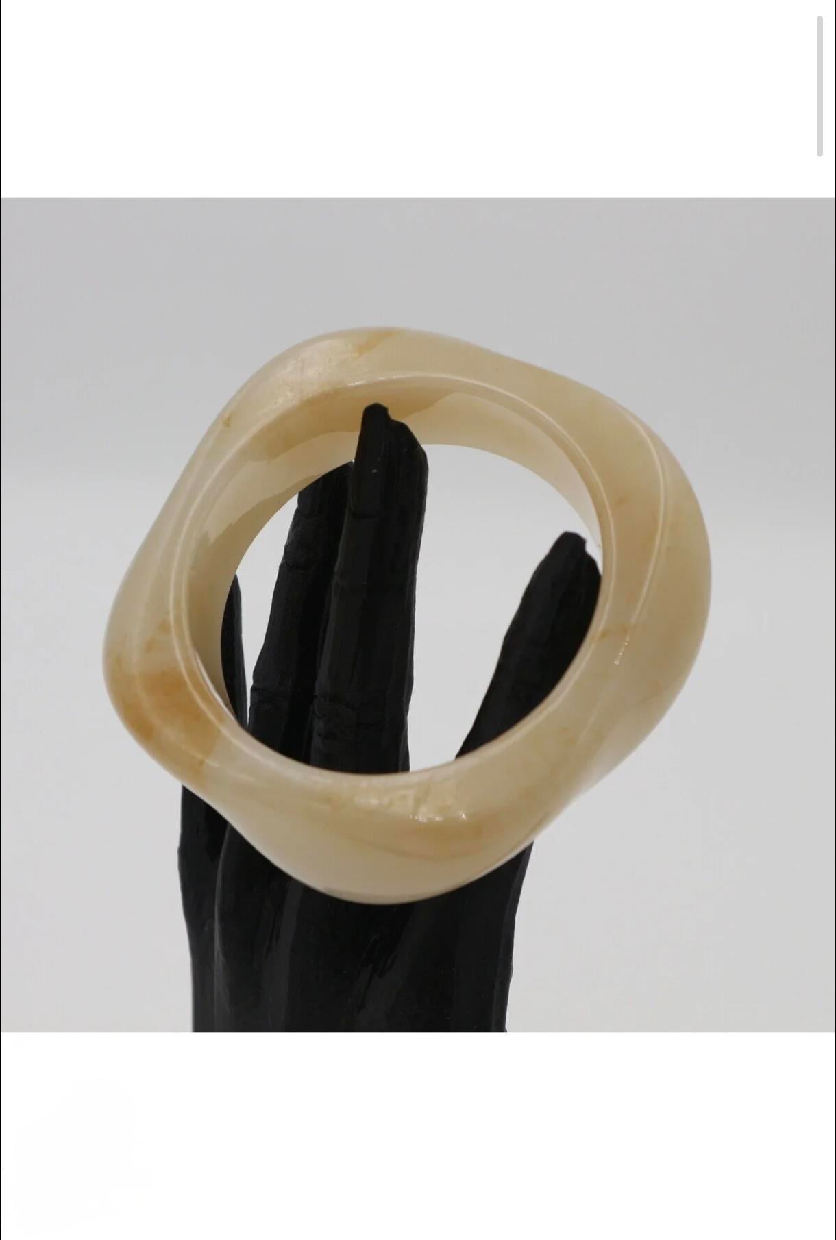 Neon Pembe El Yapımı Kalın Örme Bileklik