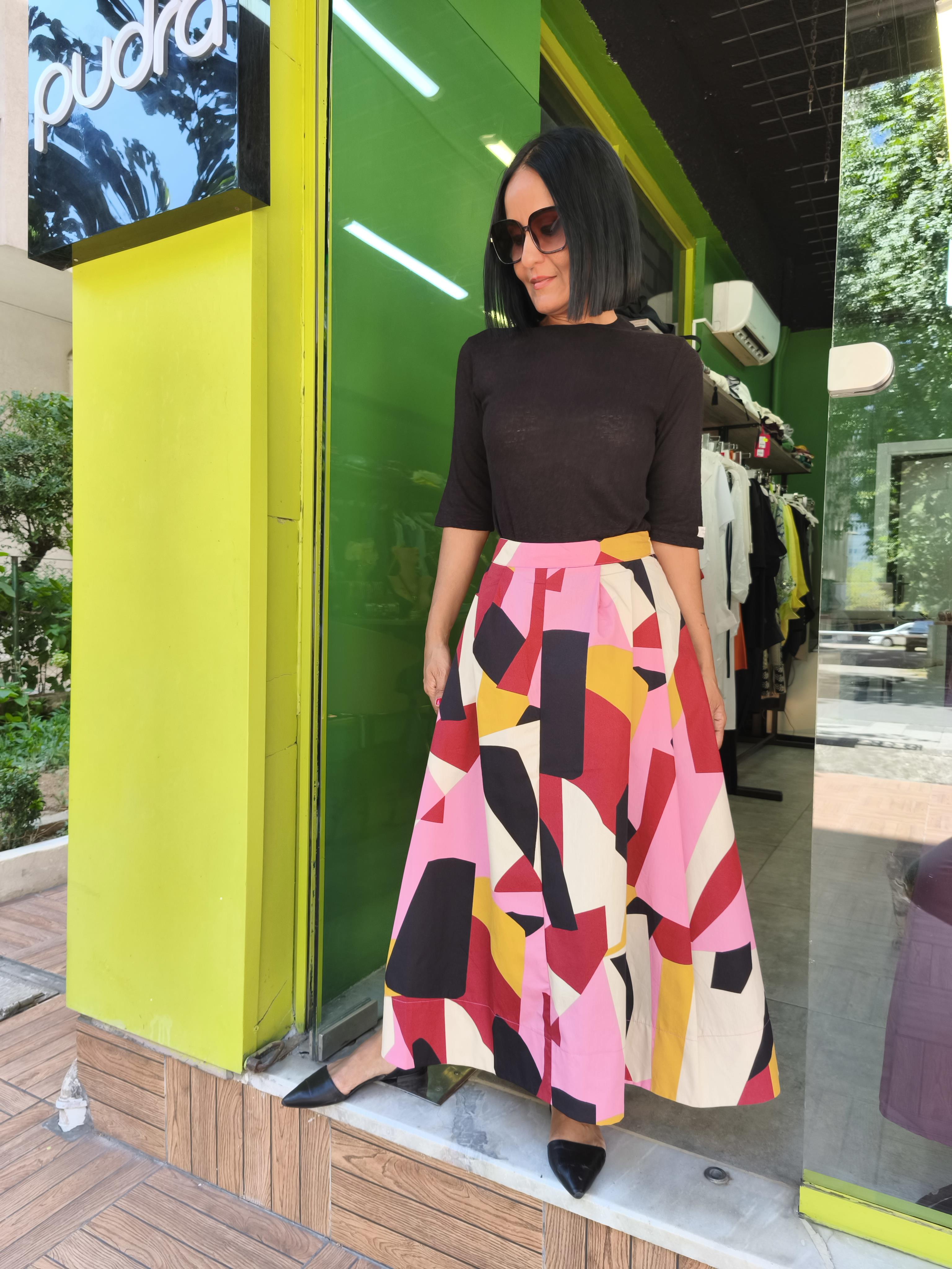 Siyah Keten Tişört