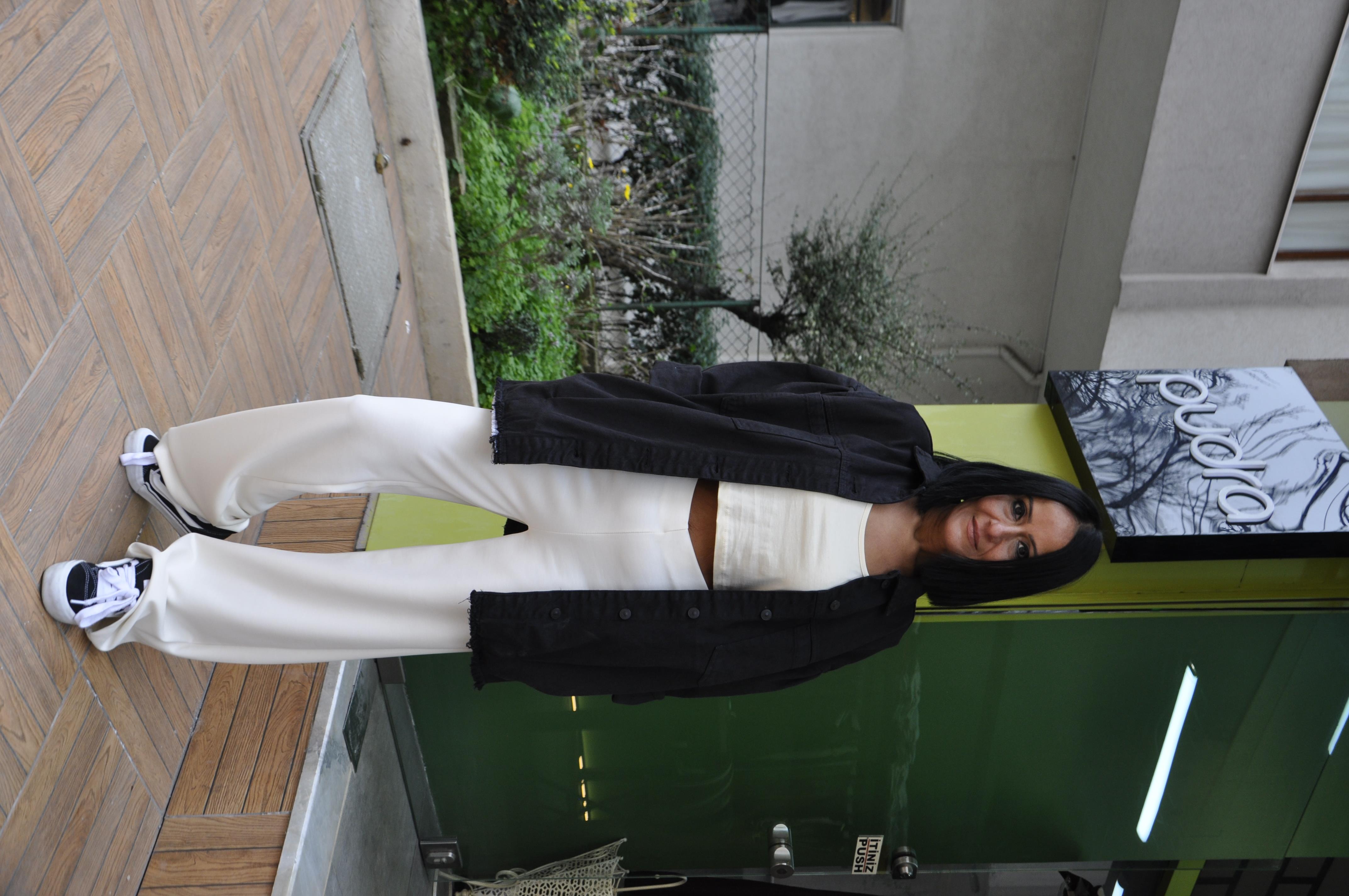 Siyah Oversize Kot Ceket