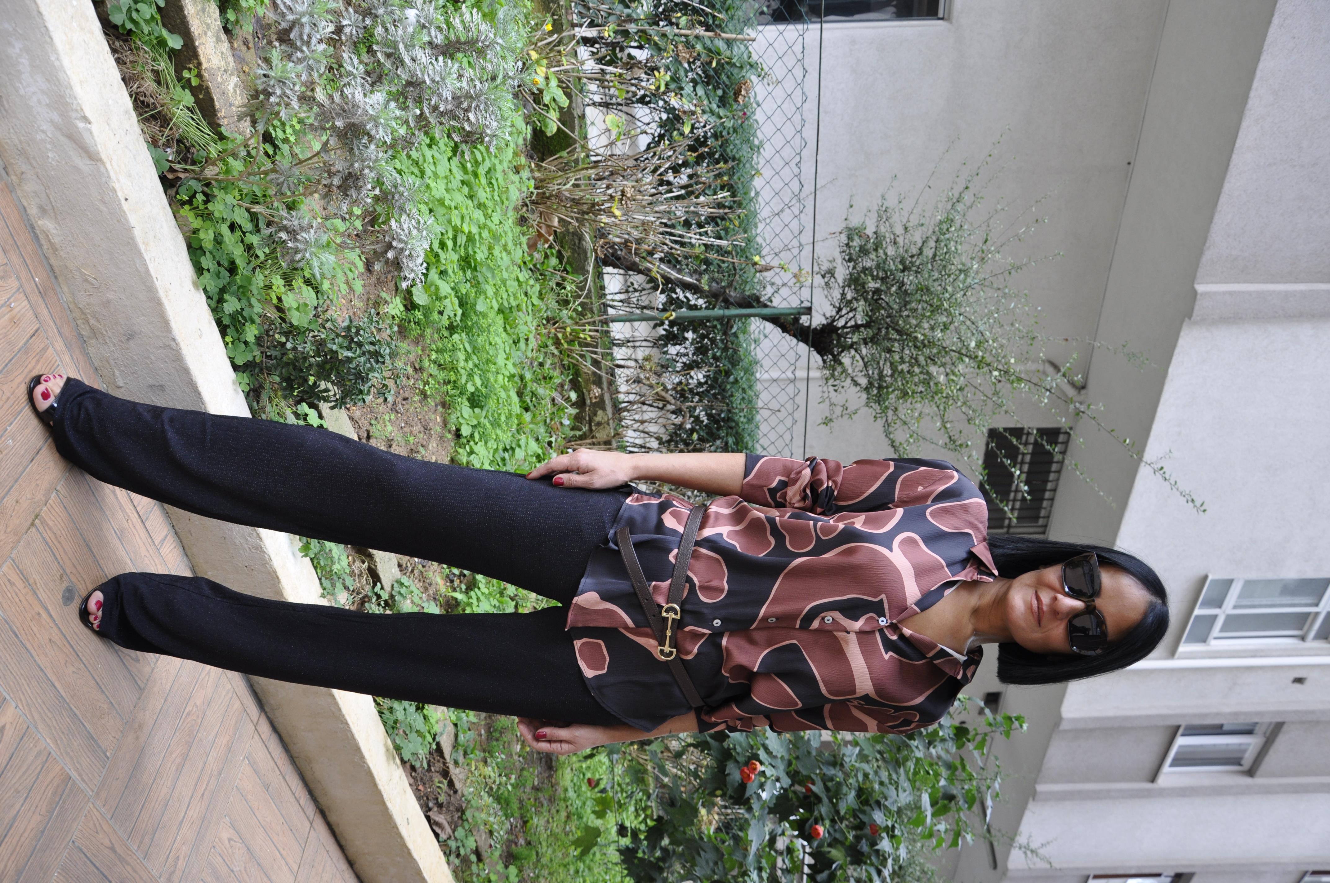 Siyah Palazzo Pantolon